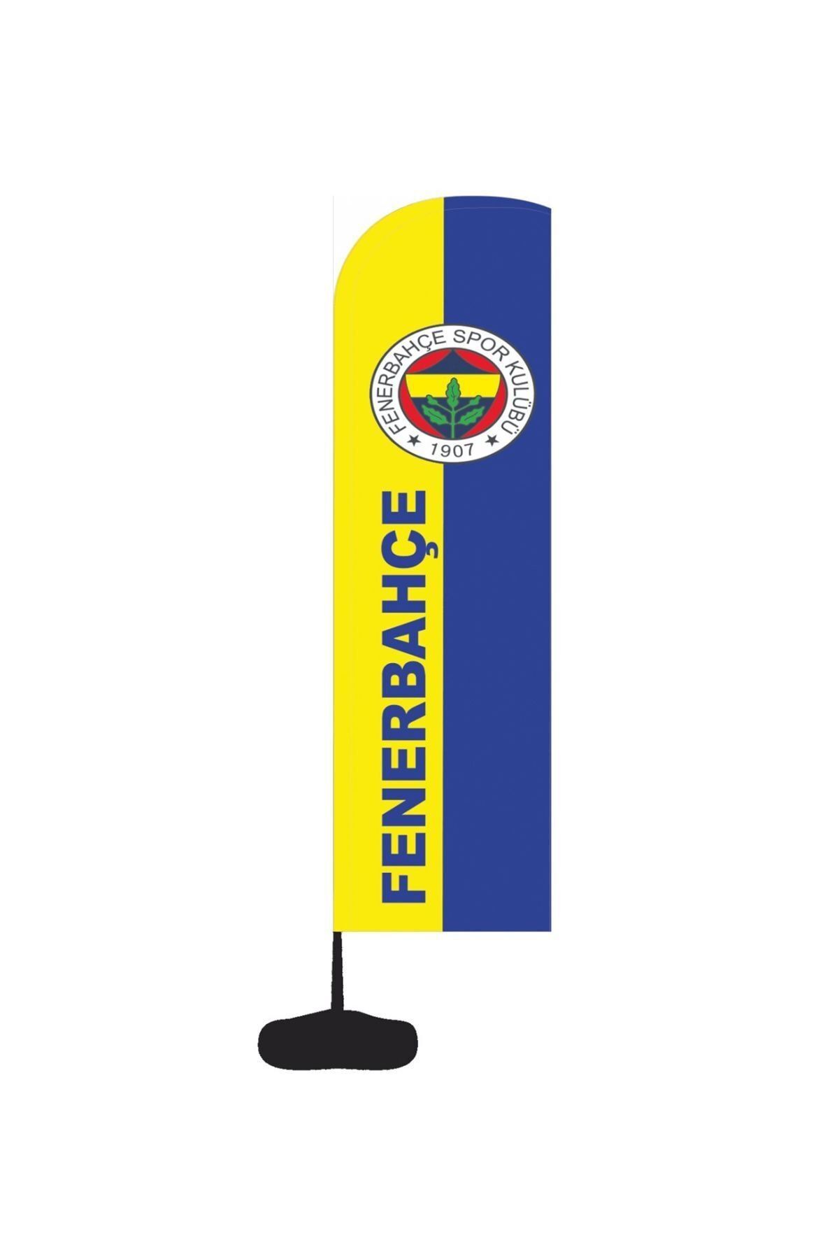 Fenerbahçe Temalı Olta Yelken Bayrak 75x300 Cm A+ Kumaş