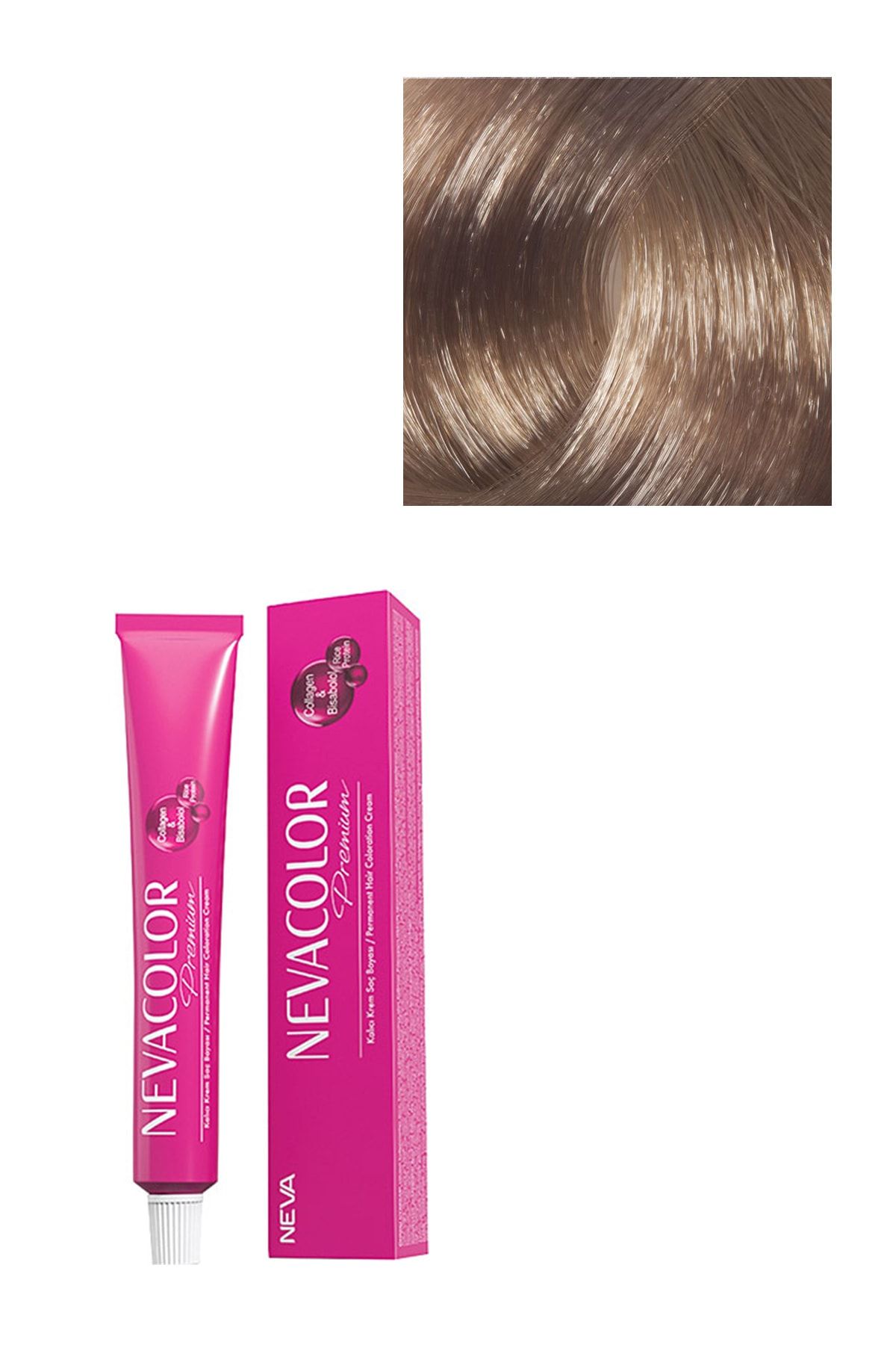 Neva Color Premium Kalıcı Saç Boyası 9.1 - Küllü Çok Açık Kumral