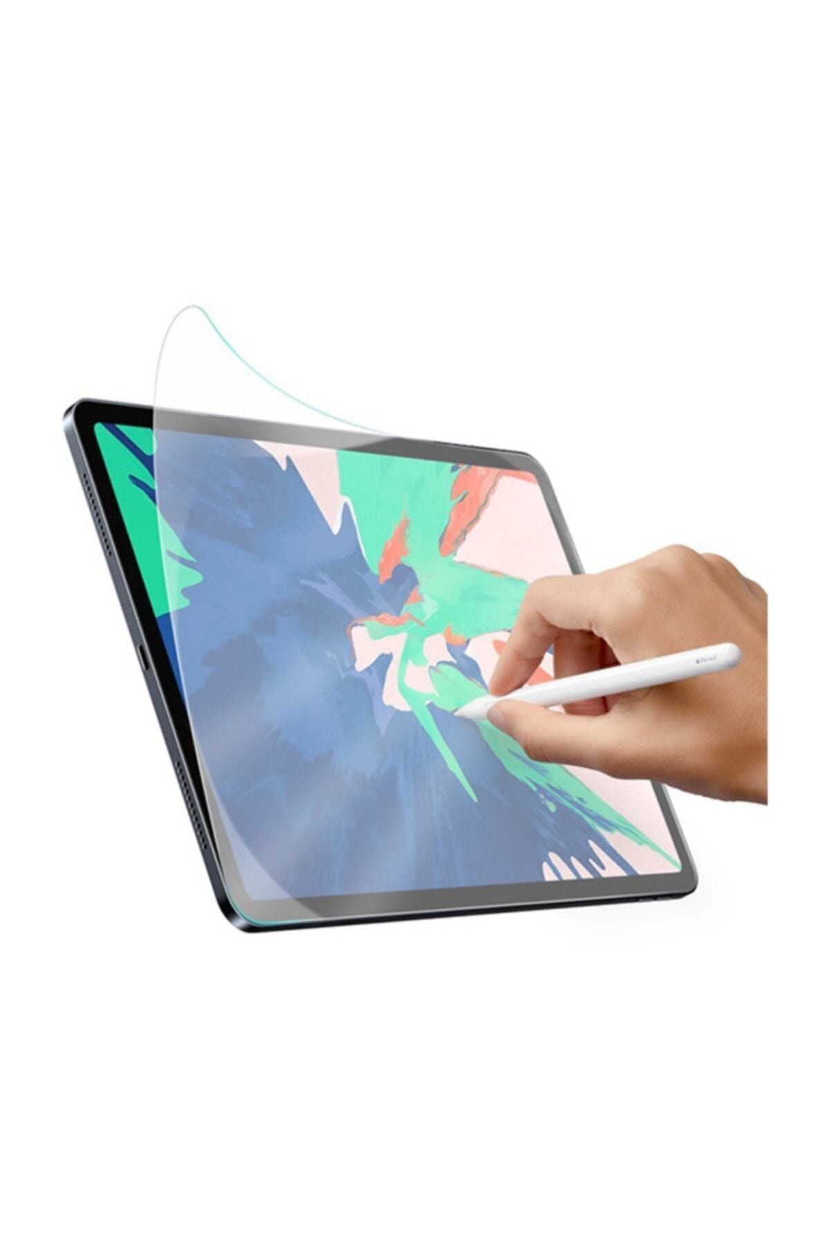 Baseus Ipad Pro 11 Inch 2018 Paper Like Film Darbe Emici Pet Ekran Koruyucu Şeffaf