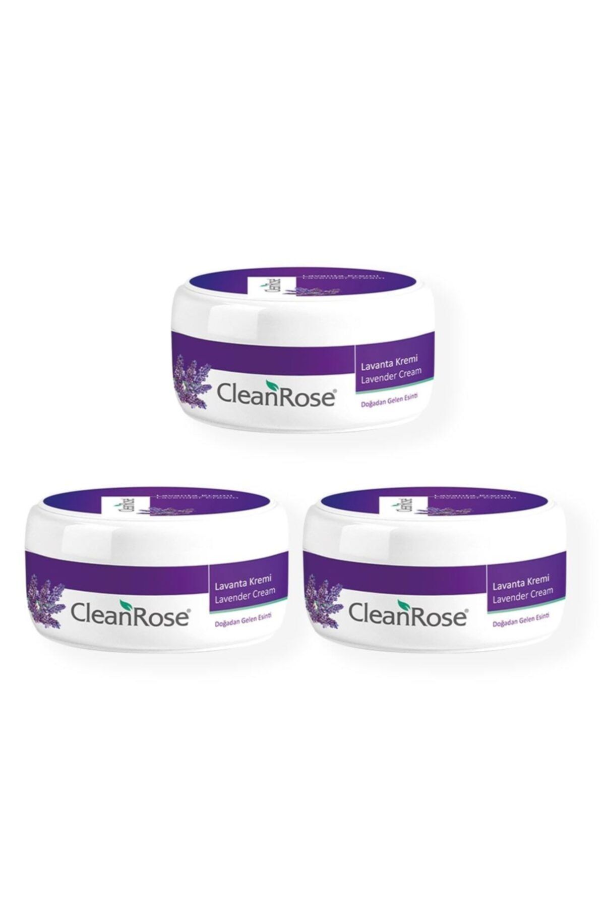 Clean Rose Cleanrose El Ve Yüz Için Lavanta Kremi 125 Ml X3 Adet