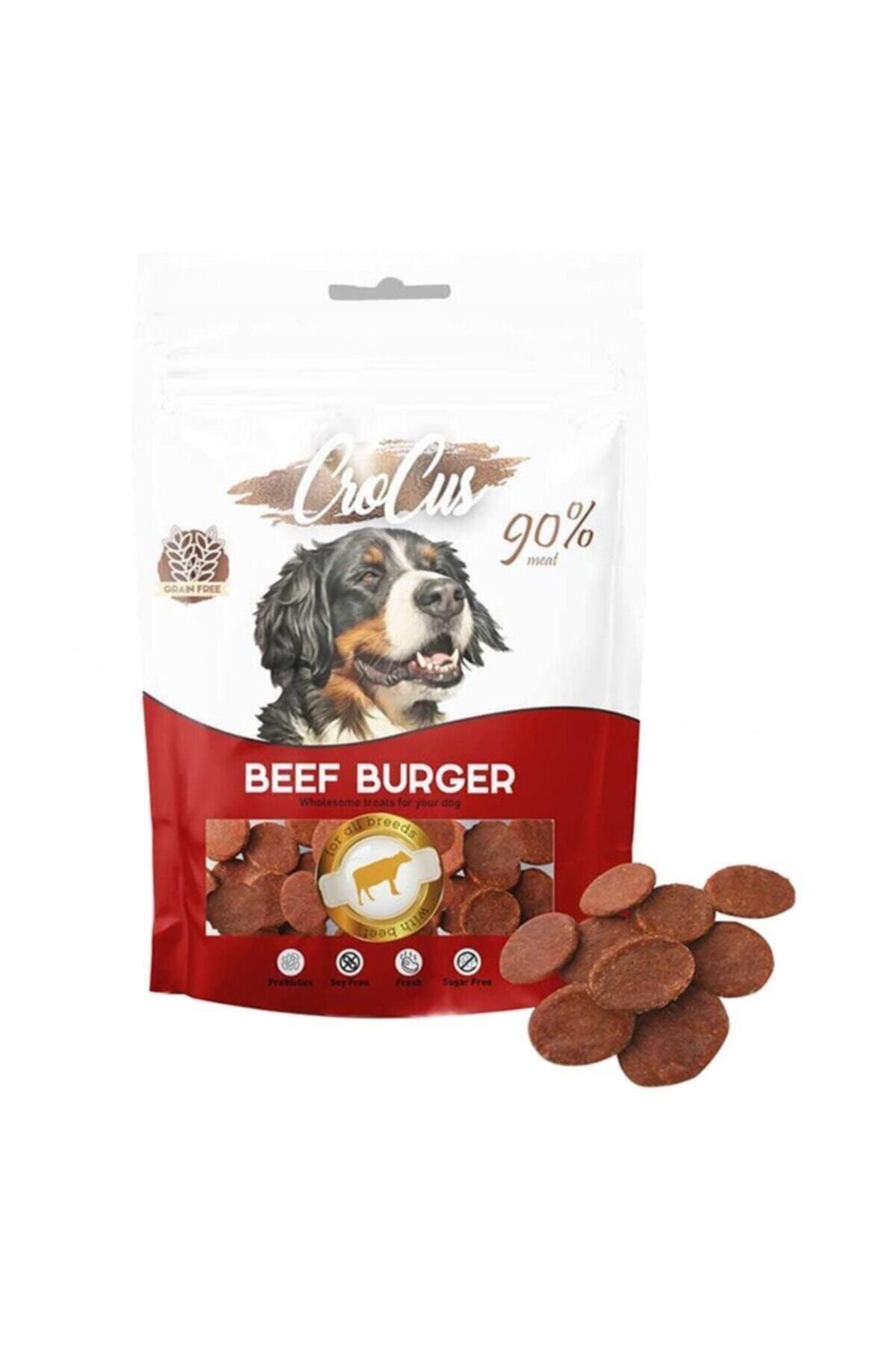 Ahm Crocus Beef Burger Biftek Etli Tahılsız Köpek Ödülü 80 gr