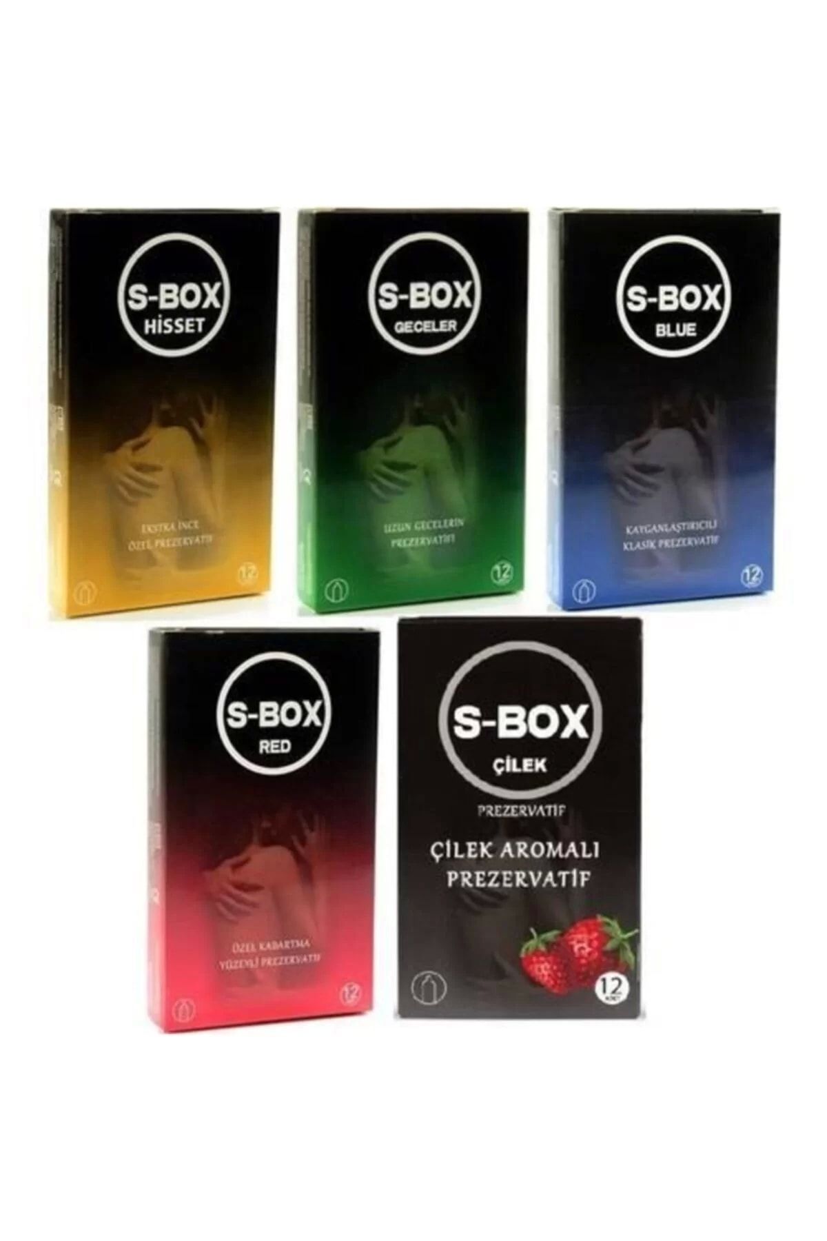 S-Box 5li Karma Paket (60 Adet) Prezervatif