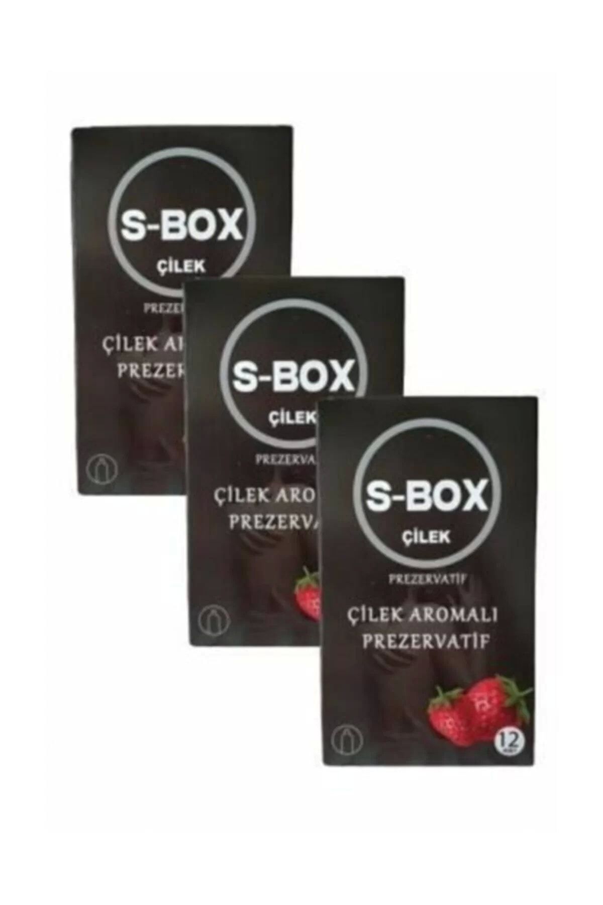 S-Box Çilek Aromalı Prezervatif S-Box Feel Condom 36 Adet