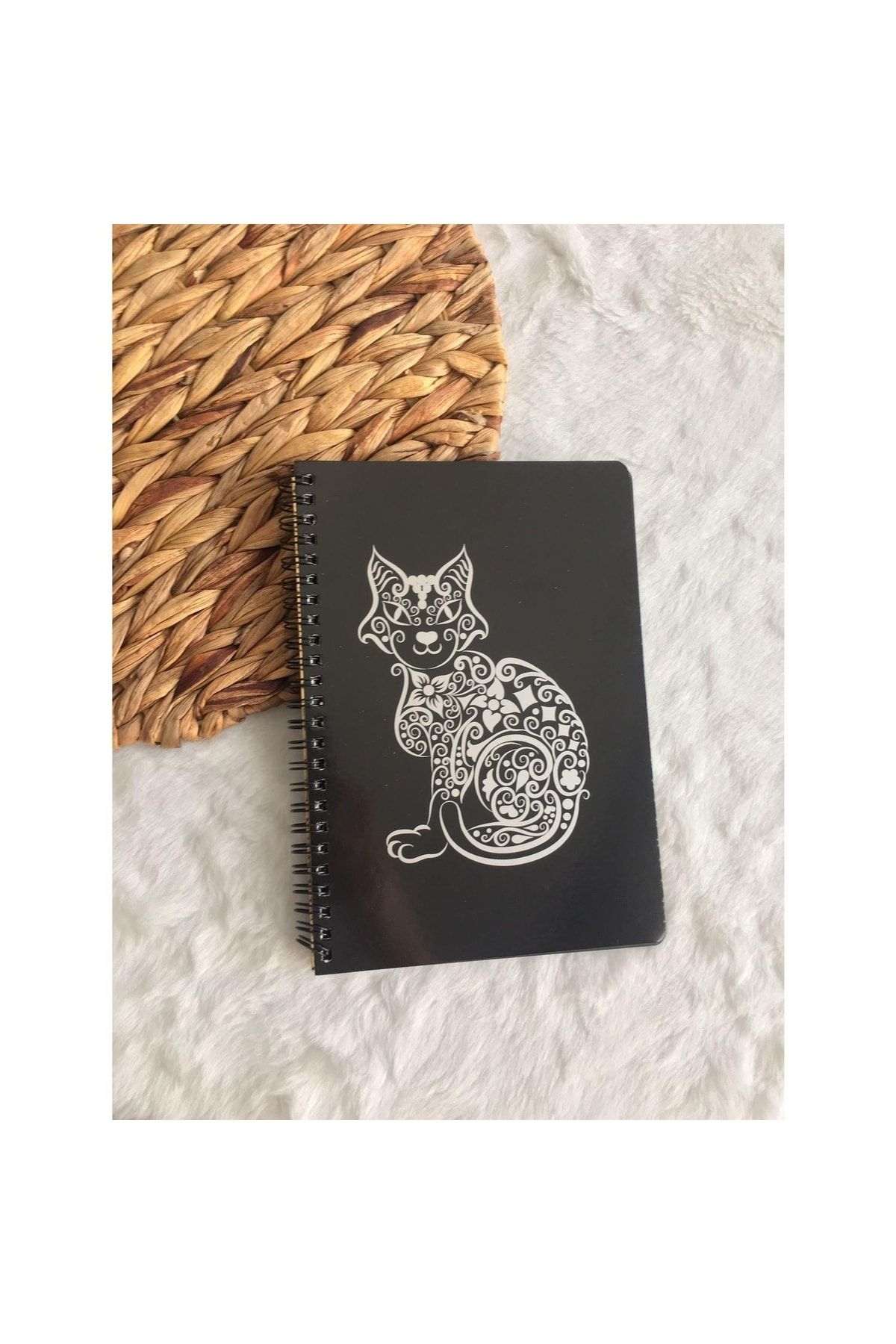 Gülpaş Siyah Defter A5 Paperart Kedi