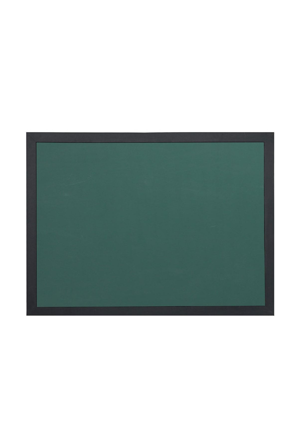 Vivekka 40x60 Siyah Ahşap Çerçeve Laminat Tebeşir Yazı Tahtası - Yeşil