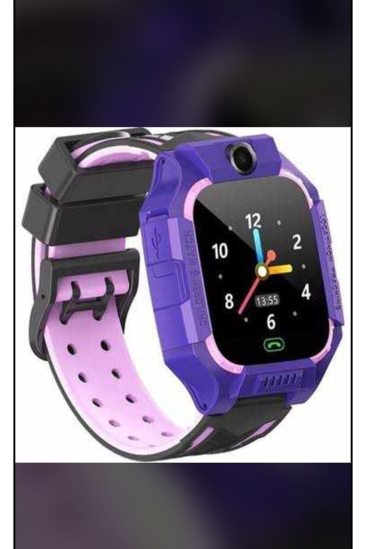 SmartWatch Kız Çocuk Mavi Akıllı Saat Çocuk Takip Saati Gps Sim Kartlı Btk Kayıtlı Kameralı