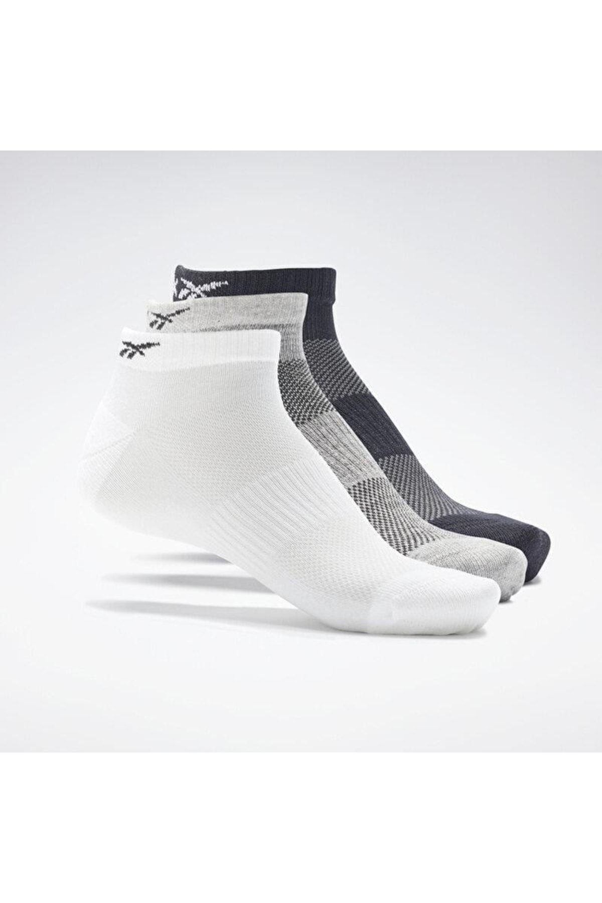 Reebok H11287 Te Low Cut Sock 3p Beyaz, Gri, Siyah Unisex Çorap