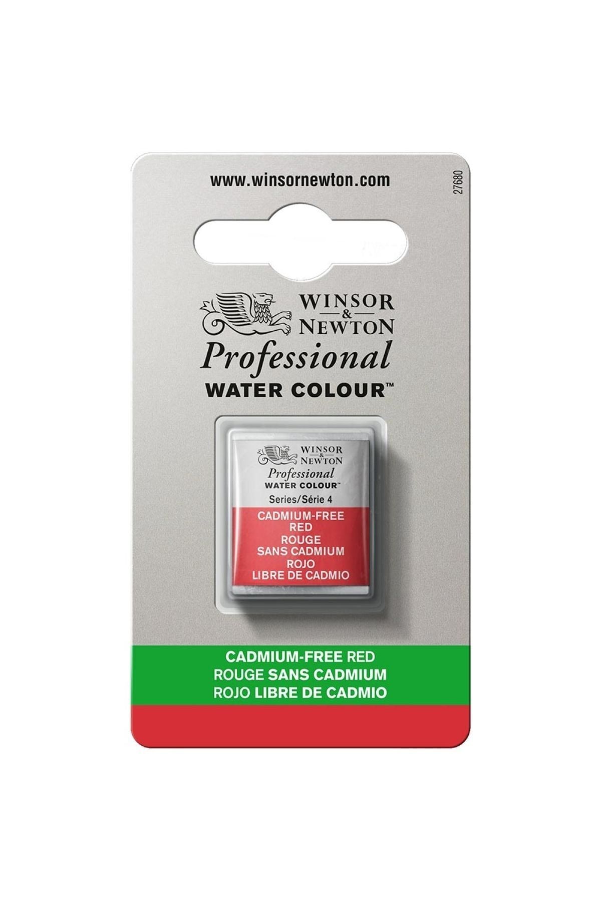 Winsor Newton Winsor & Newton Professional Sulu Boya Yarım Tablet Cadmium-free Red 901 S.4