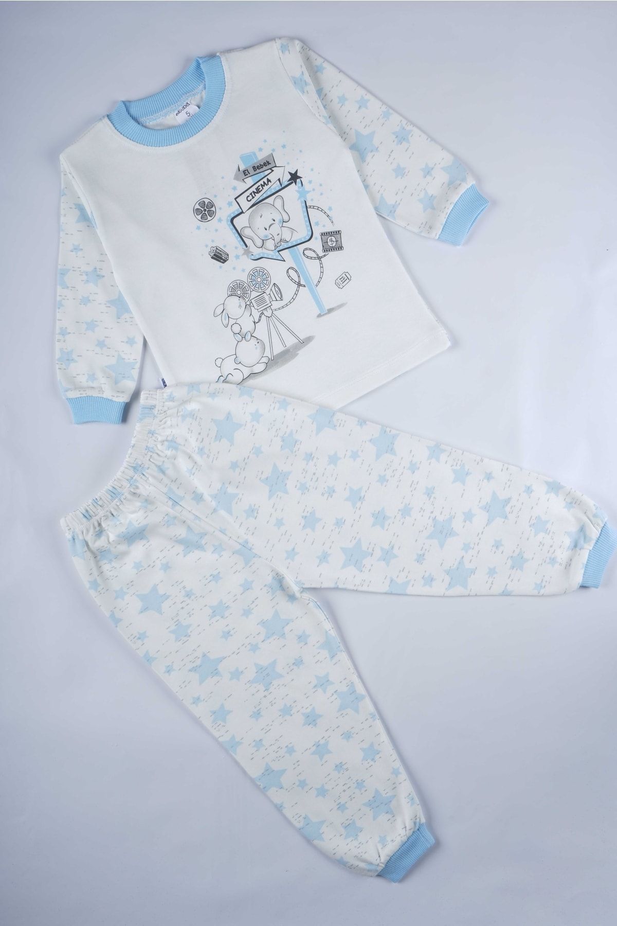 MİNİKO KİDS Yeni Sezon Pamuk Çocuk Desenli Pijama Takımı