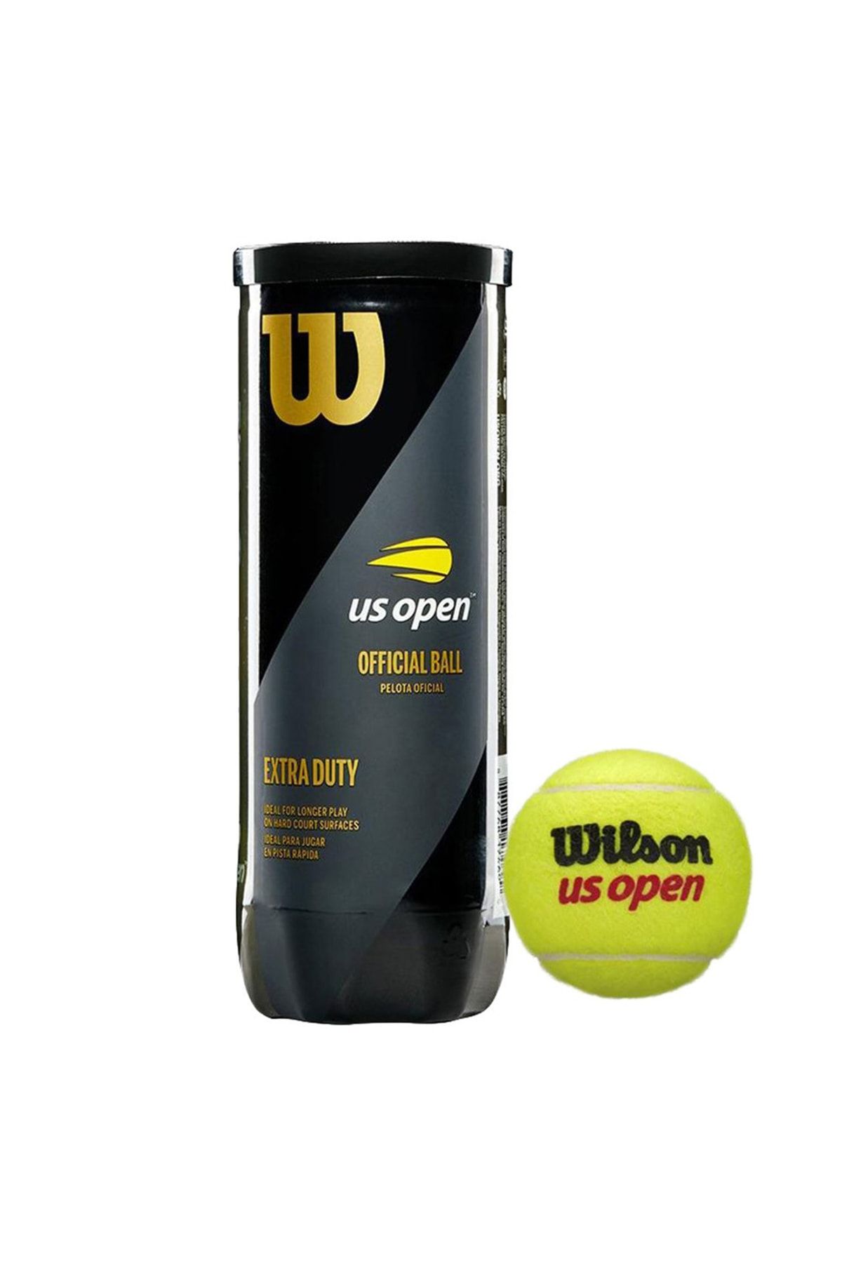 Wilson Us Open Vakum Ambalajda Üçlü Tenis Topu