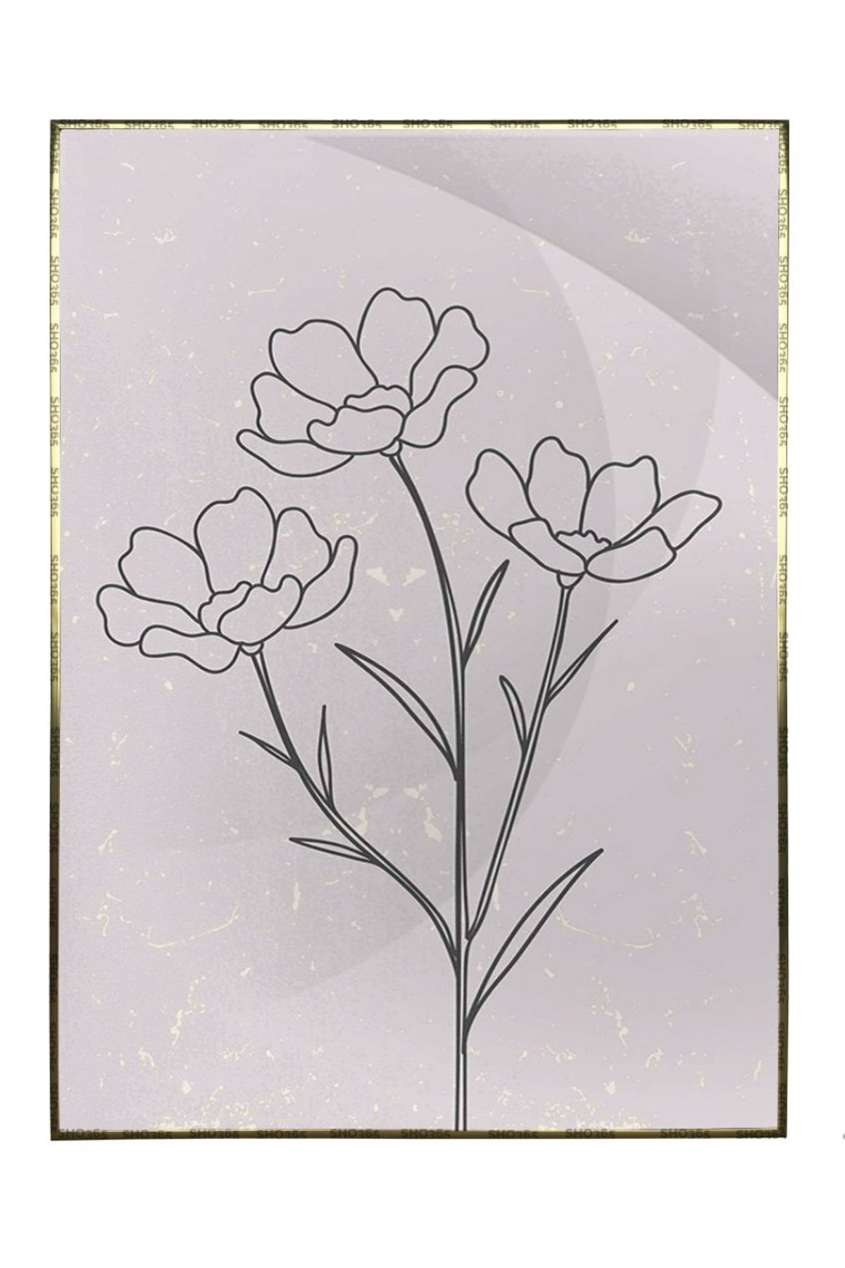 Shop365 Çiçekler Botanik Illüstrasyon Poster P-000945