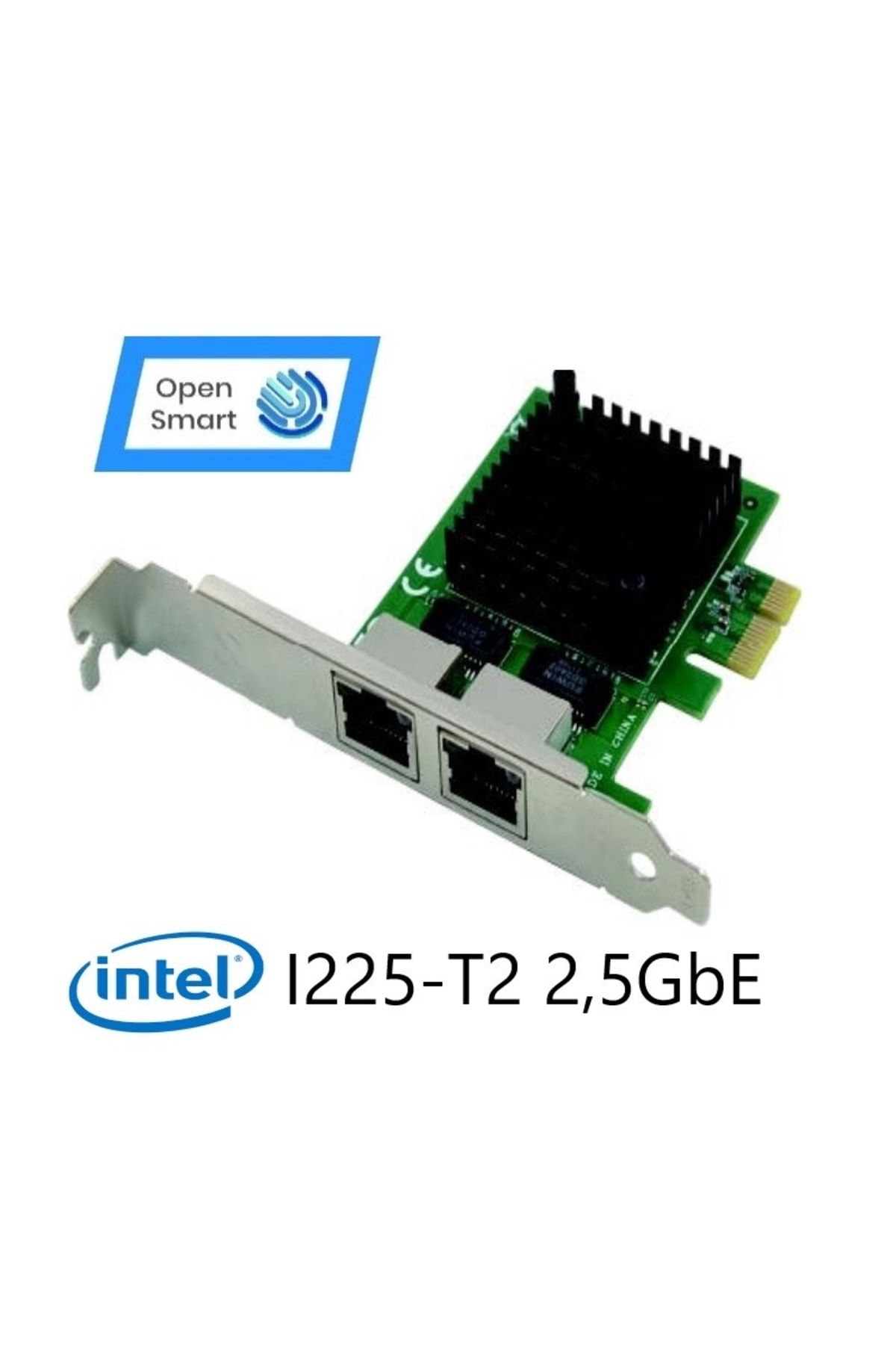 Intel Open Smart 2 Port I225-t2 2,5gbe Pcıe X1 Ethernet Kart - Ops7207nt