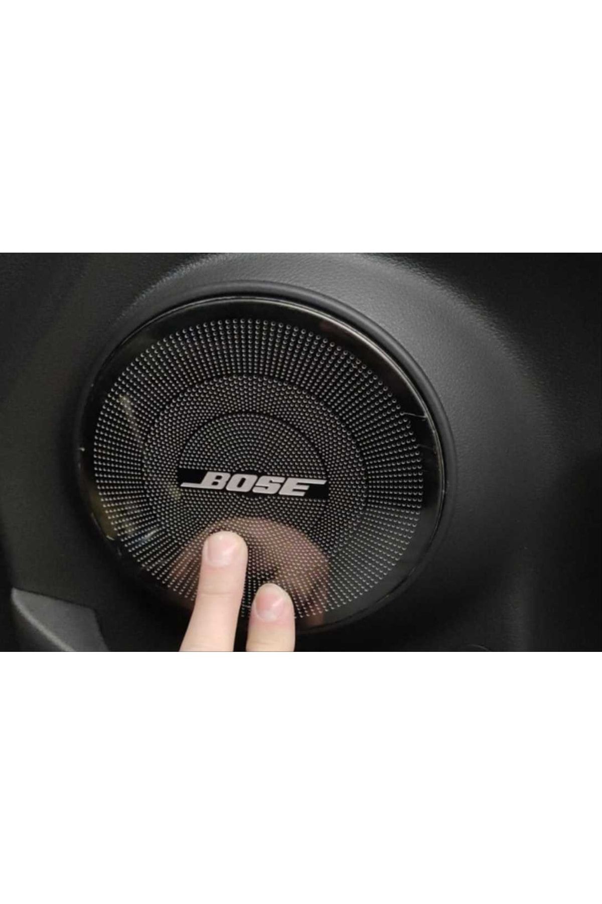 Hyundai Kona Içın Uyumlu Bose Hoparlör Kaplama - Tıtanyum Sıyah