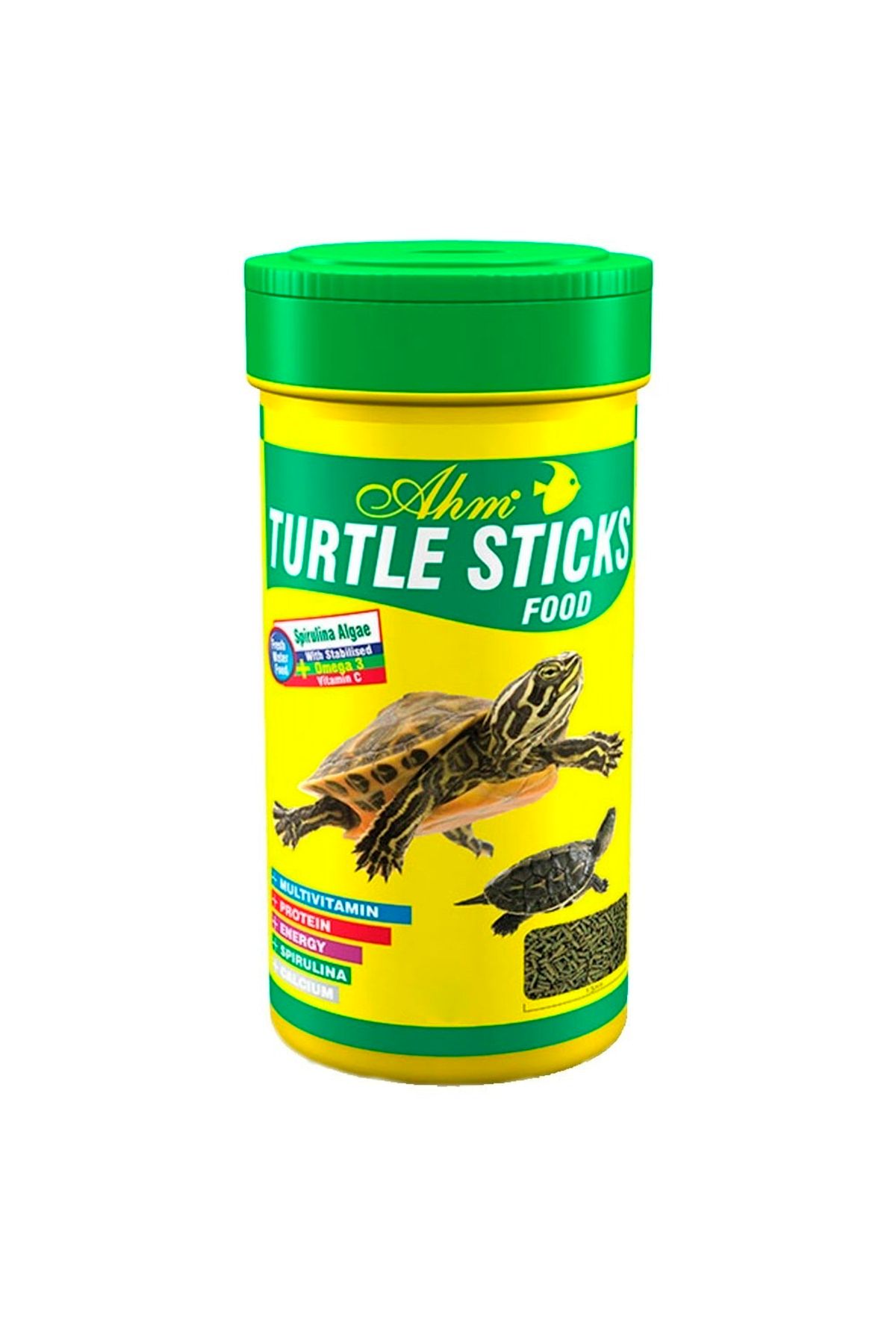 Ahm Turtle Sticks Green Food Kaplumbağa Yemi 100 ml