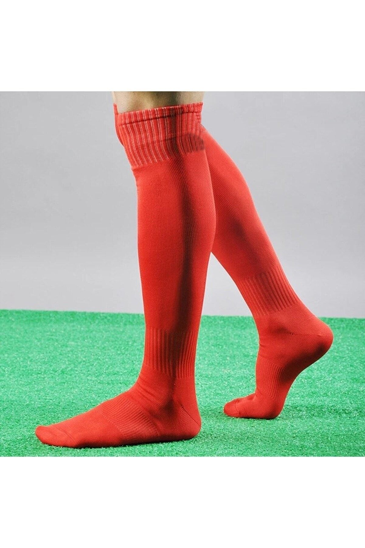Genel Markalar Çift Cırtlı 2 Adet Futbol Tekmeliği + 2 Adet Futbolcu Tozluk Futbol Maç Set Çorap Ve Tekmelik