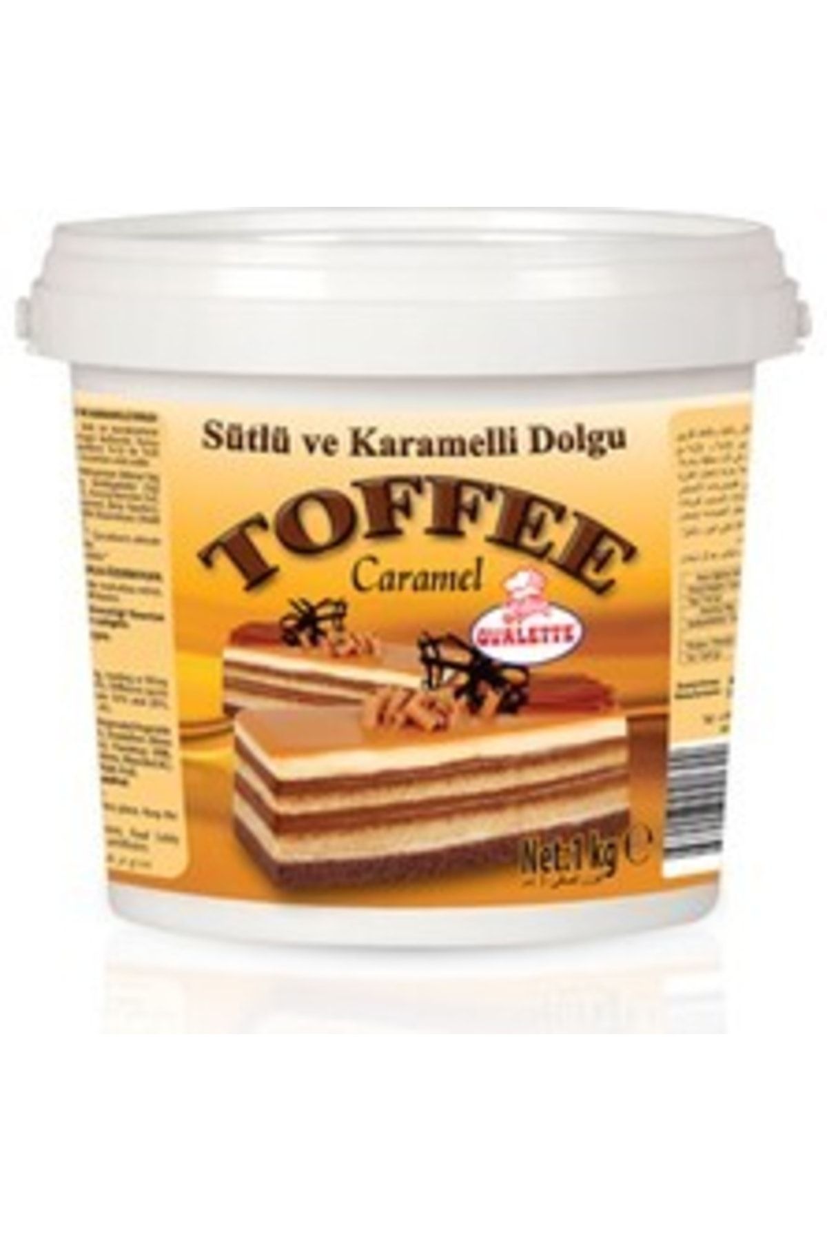 ovalette Toffee Sütlü Karamel Aromalı Dolgu 1 Kg