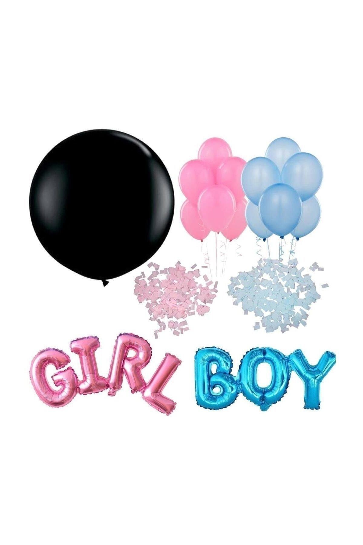 BİDOLUMUTLULUK Bebek Cinsiyet Belirleme Balonu Paketi, Öğrenme Partisi Malzemesi