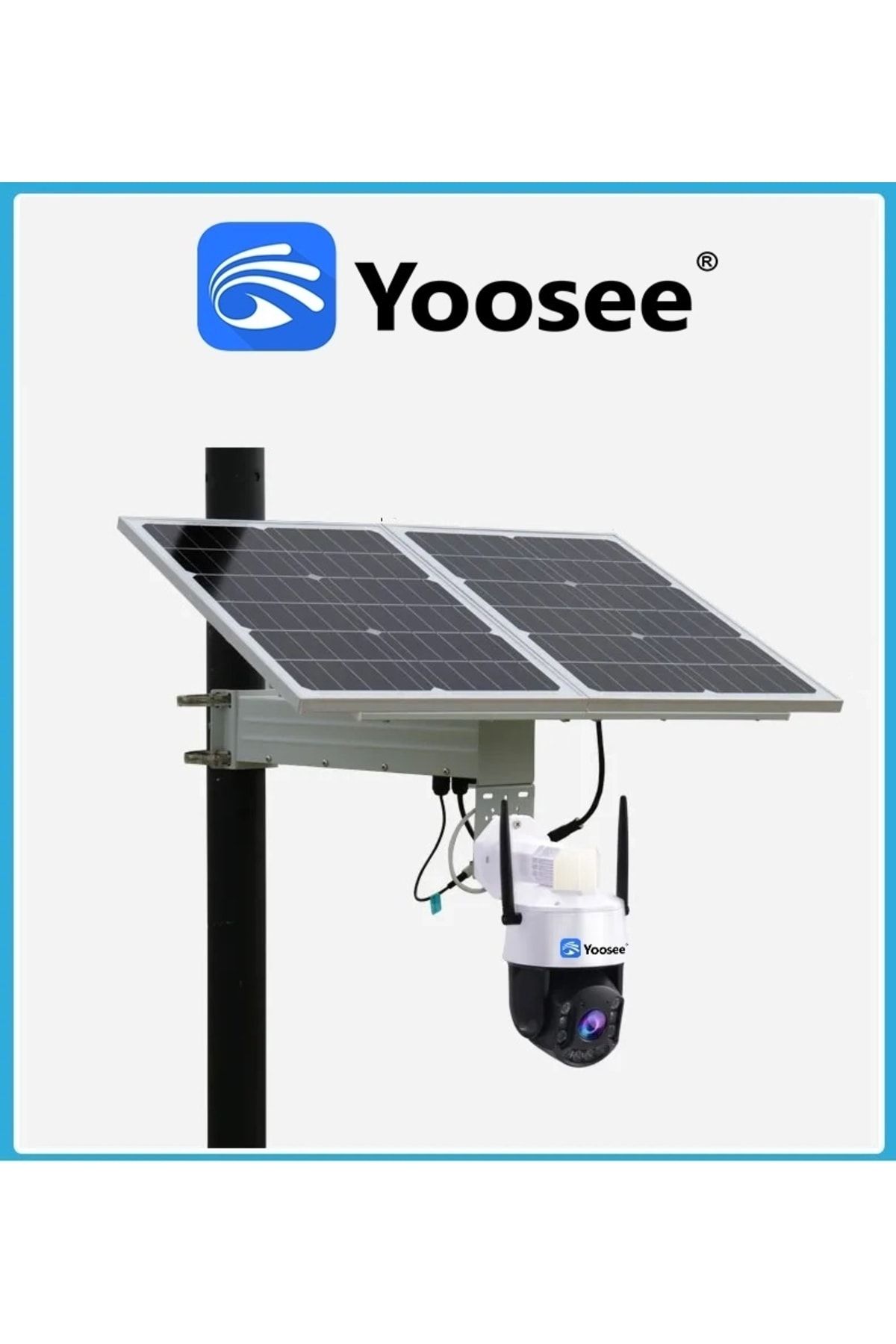 yoosee Su Geçirmez 4g Ptz 8mp Tam Renkli 12v Güneş Panelı Cctv Gözetim Kameraları Açık Wifi Güneş Kamera