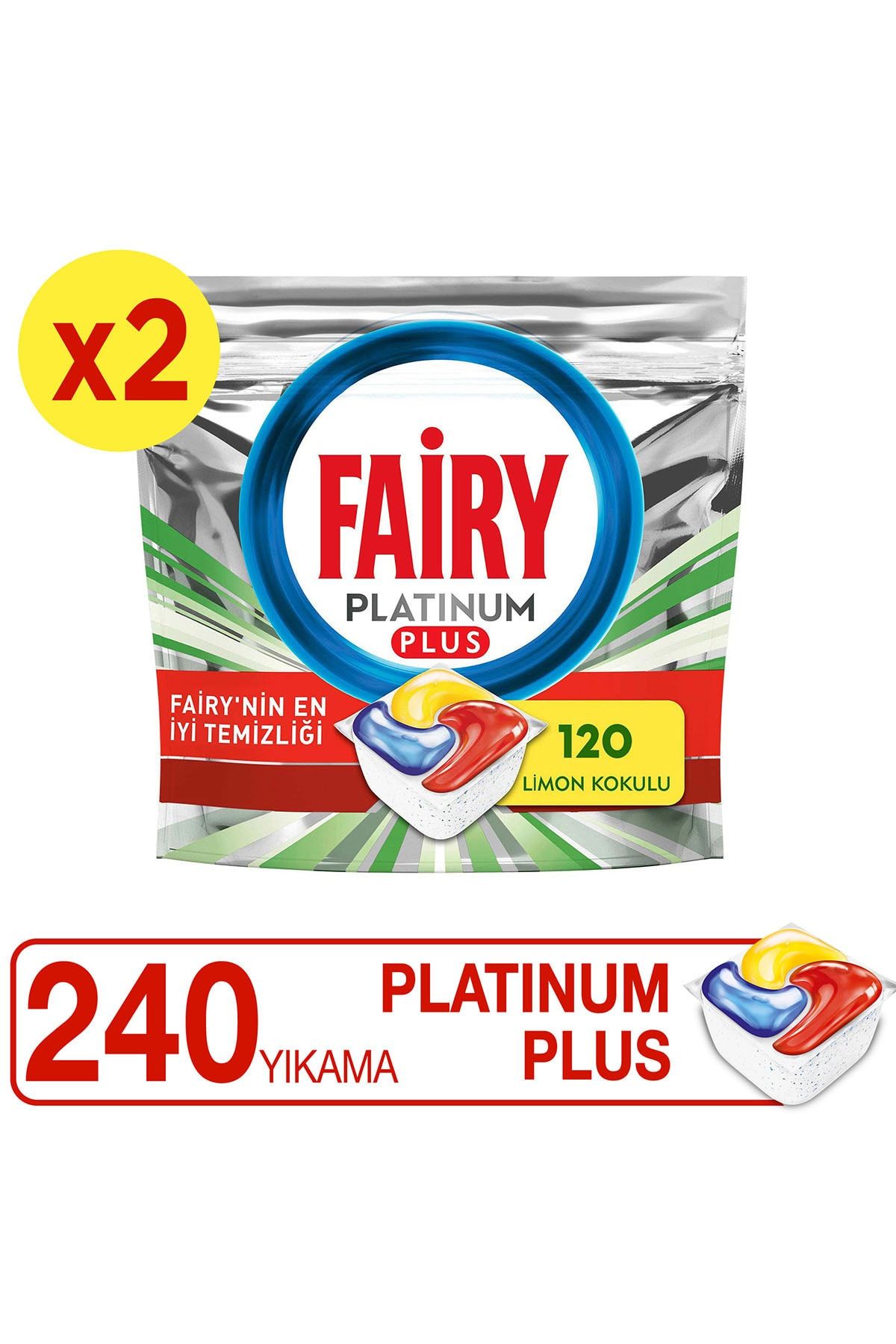Fairy Platinum Plus 240'lı (120x2)