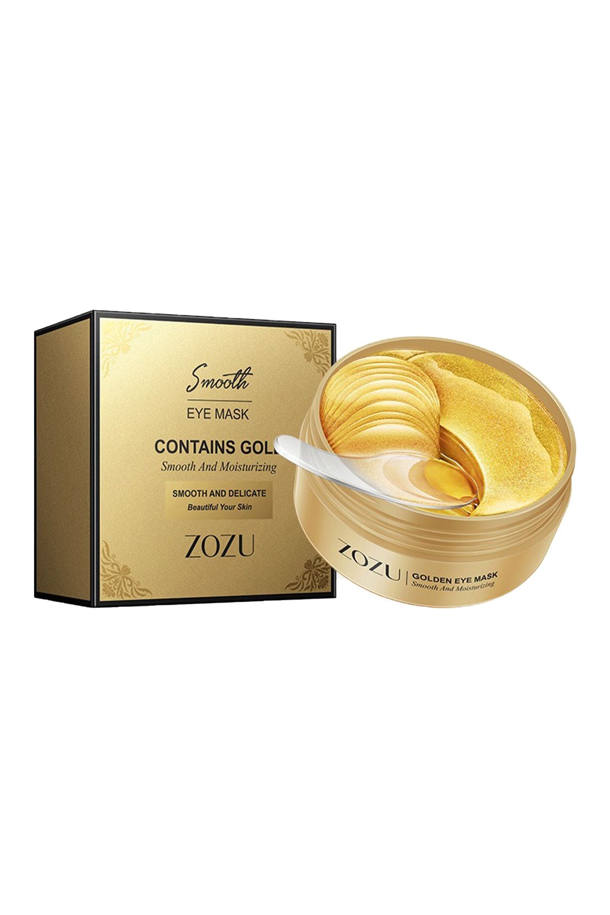 Zozu ® 24k Altın Hyalüronik Asit Kırışıklık Karşıtı Göz Altı Maskesi 60 Adet