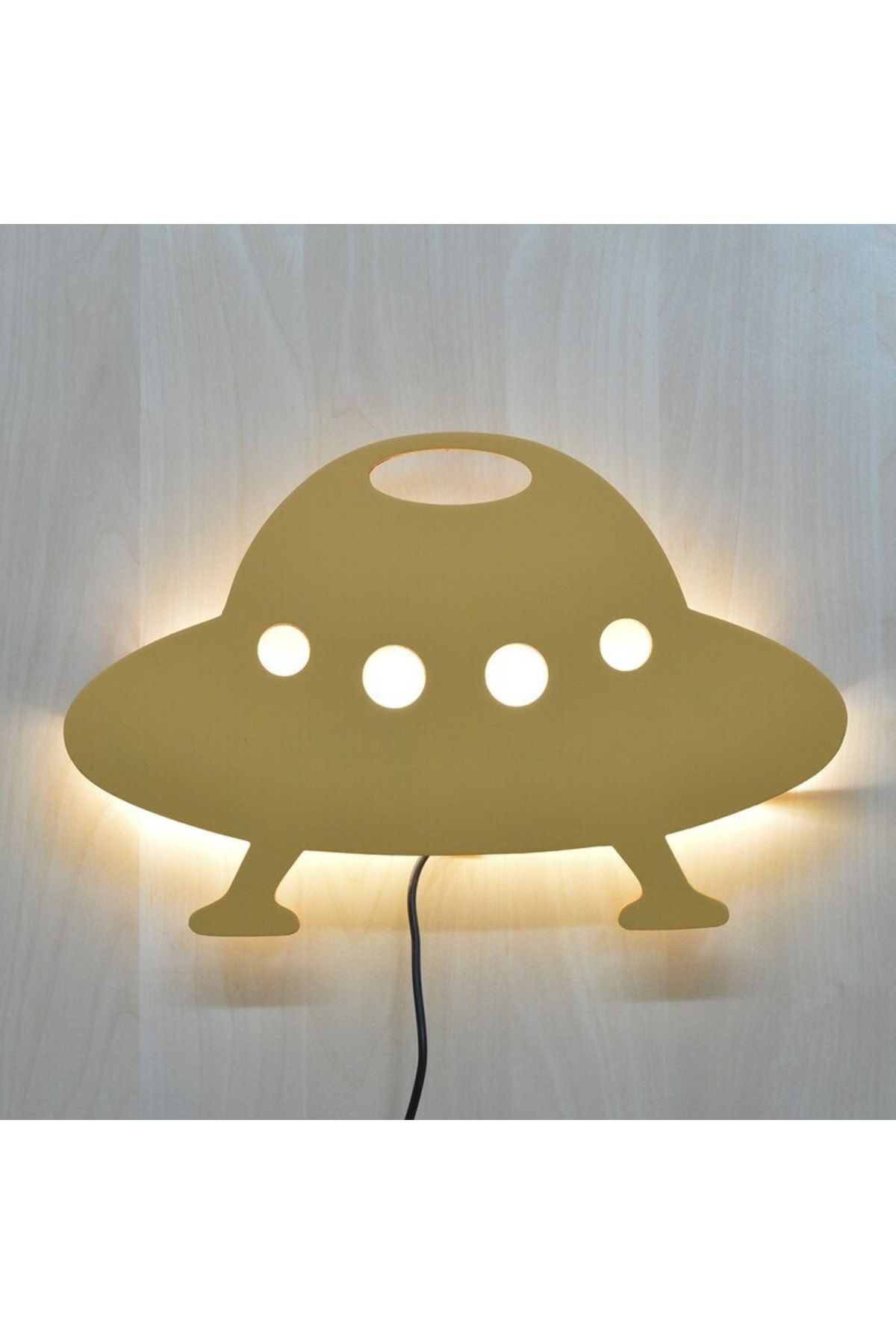 Windly Concept Ufo Bebek Odası Çocuk Odası Dekoratif Led Aydınlatma 30 Cm