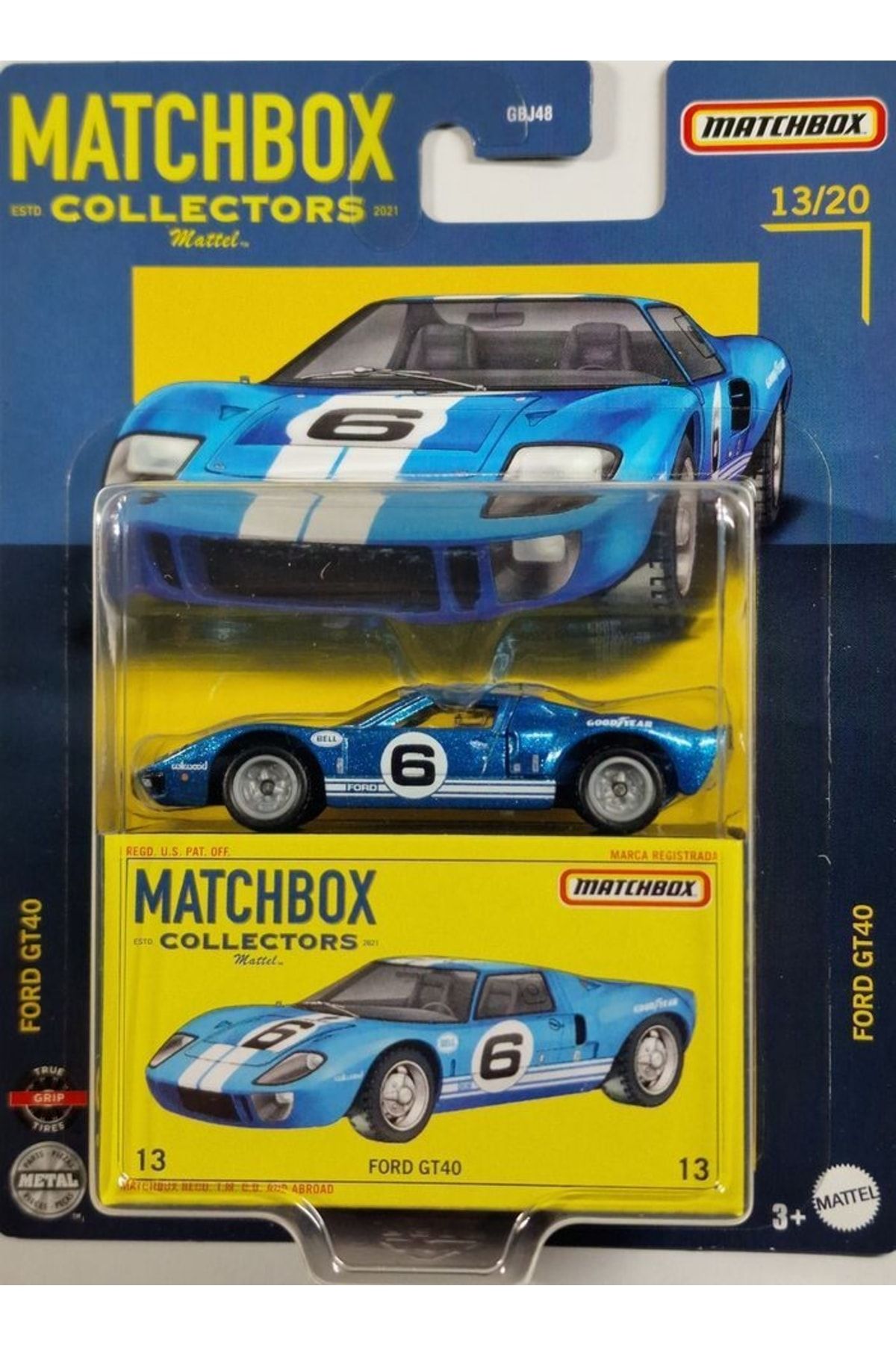 Matchbox Collectors Ford Gt40 Gbj48