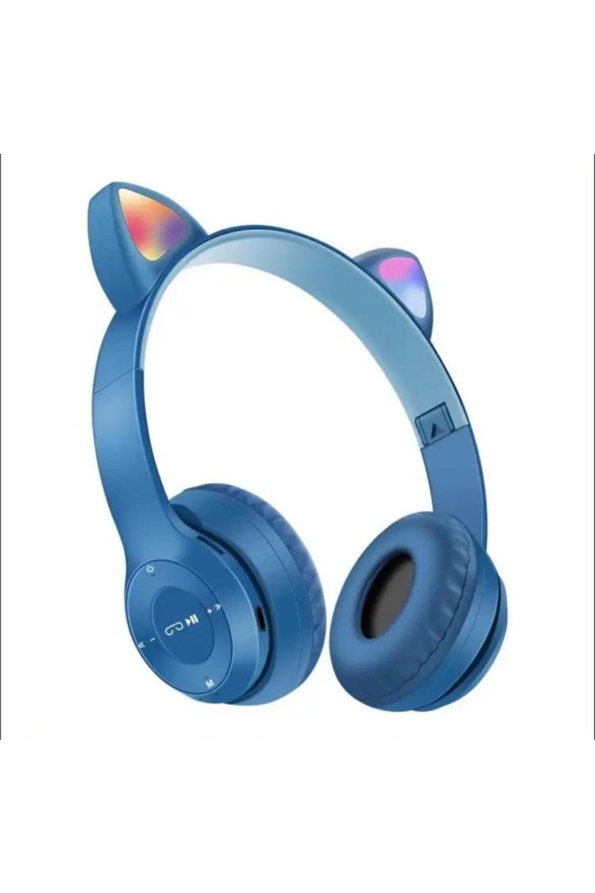 Mi7a Kablosuz Bluetooth Kulaküstü Kedili Kulaklık P47m Rgb Işıklı Kedi Kulaklık