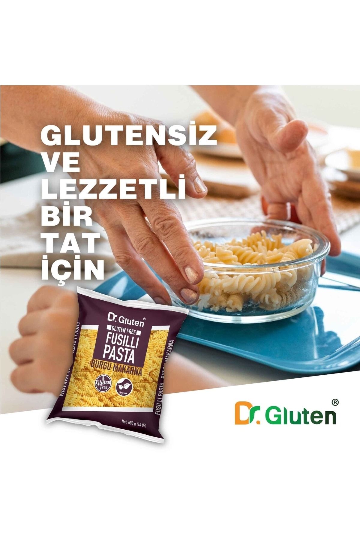 Dr.Gluten Glutensiz Burgu Makarna 400 G