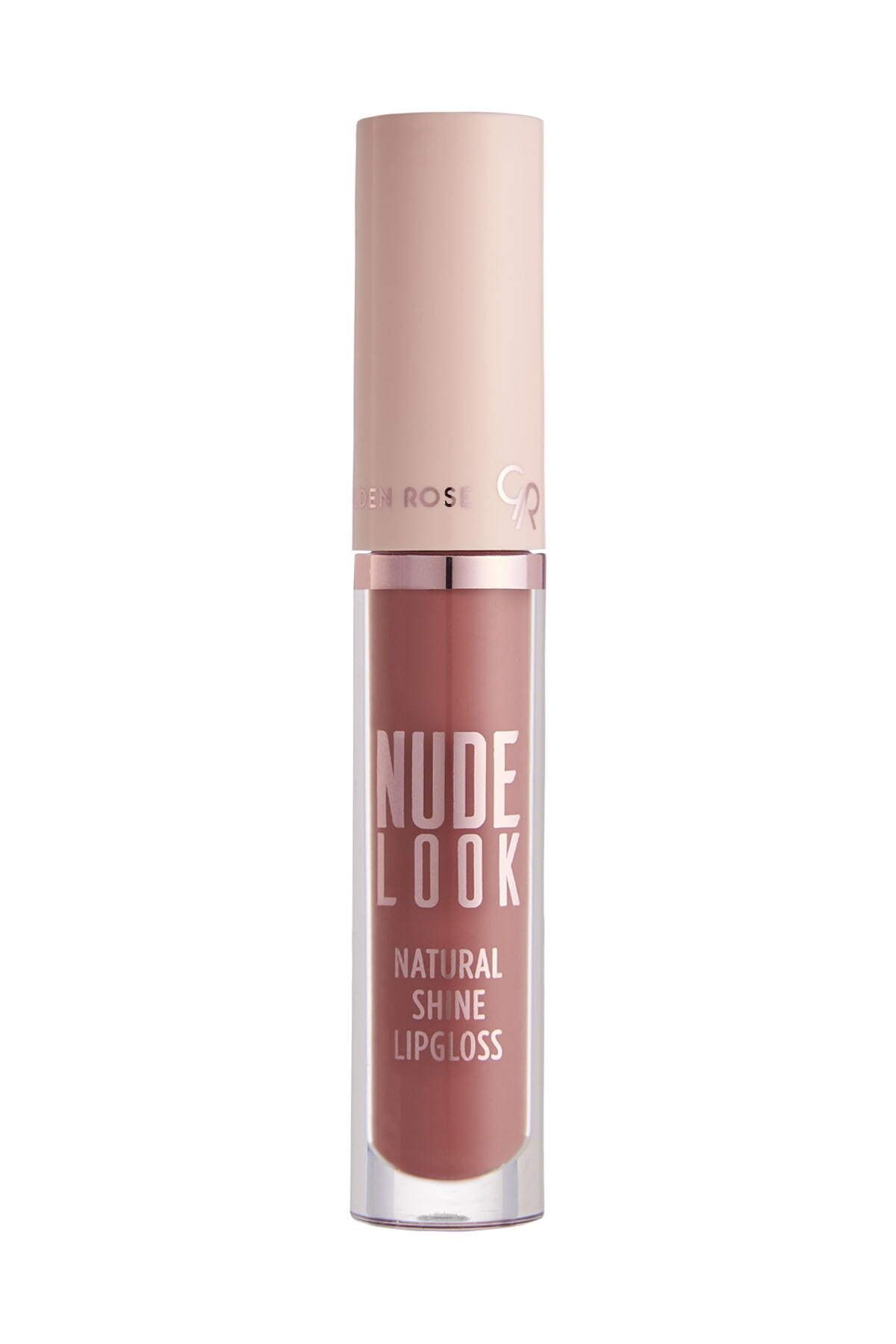 Golden Rose Nude Look Natural Shine Lipgloss No:04 Peachy Nude - Naturel Renkli Dudak Parlatıcısı