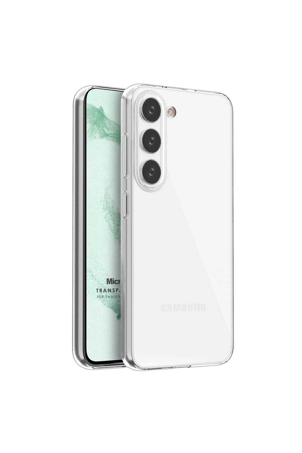 Microsonic Samsung Galaxy S23 Kılıf Transparent Soft Şeffaf