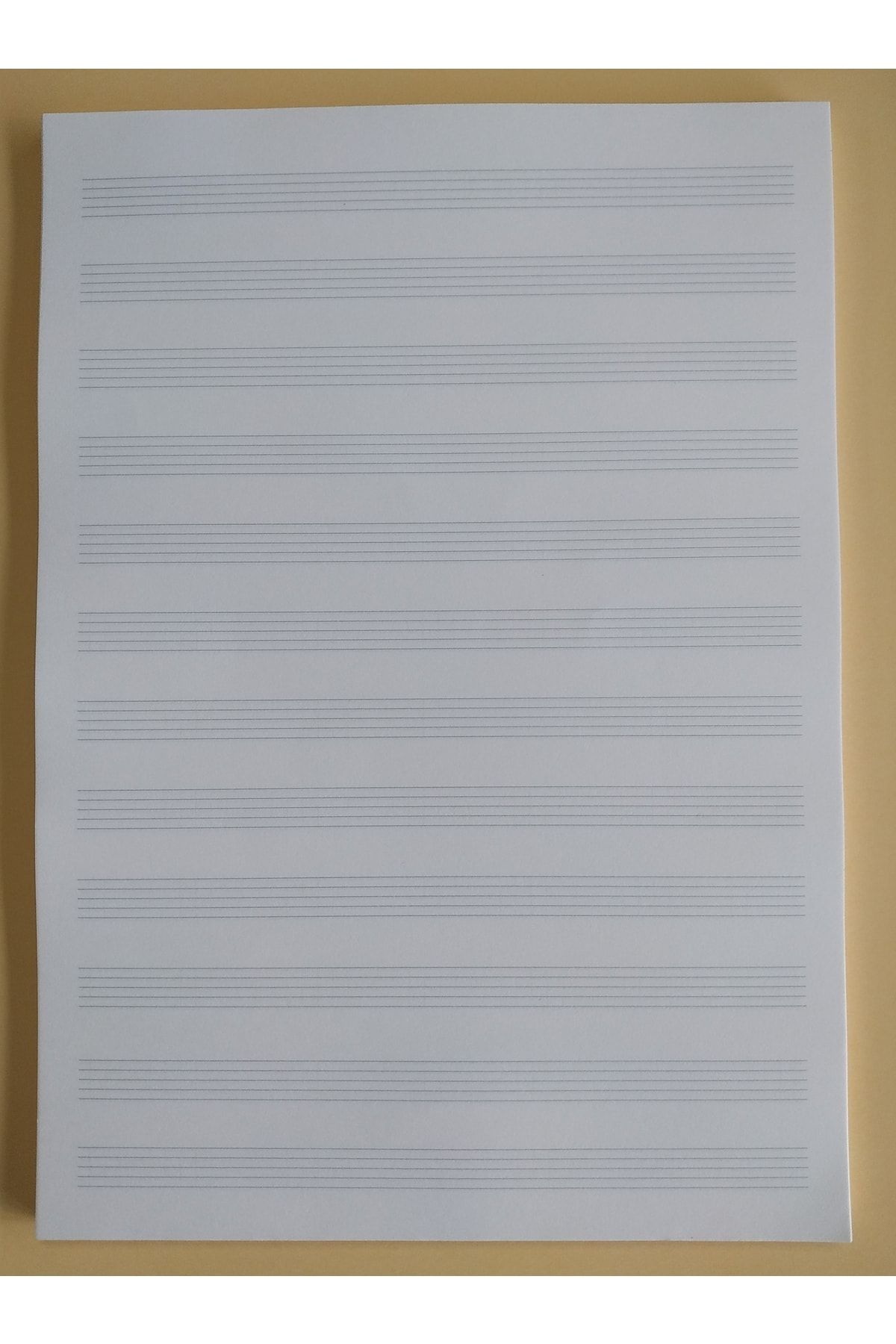 DEFTERSAN Müzik Nota Kağıdı Eskitme 80 Gram 50 Yaprak