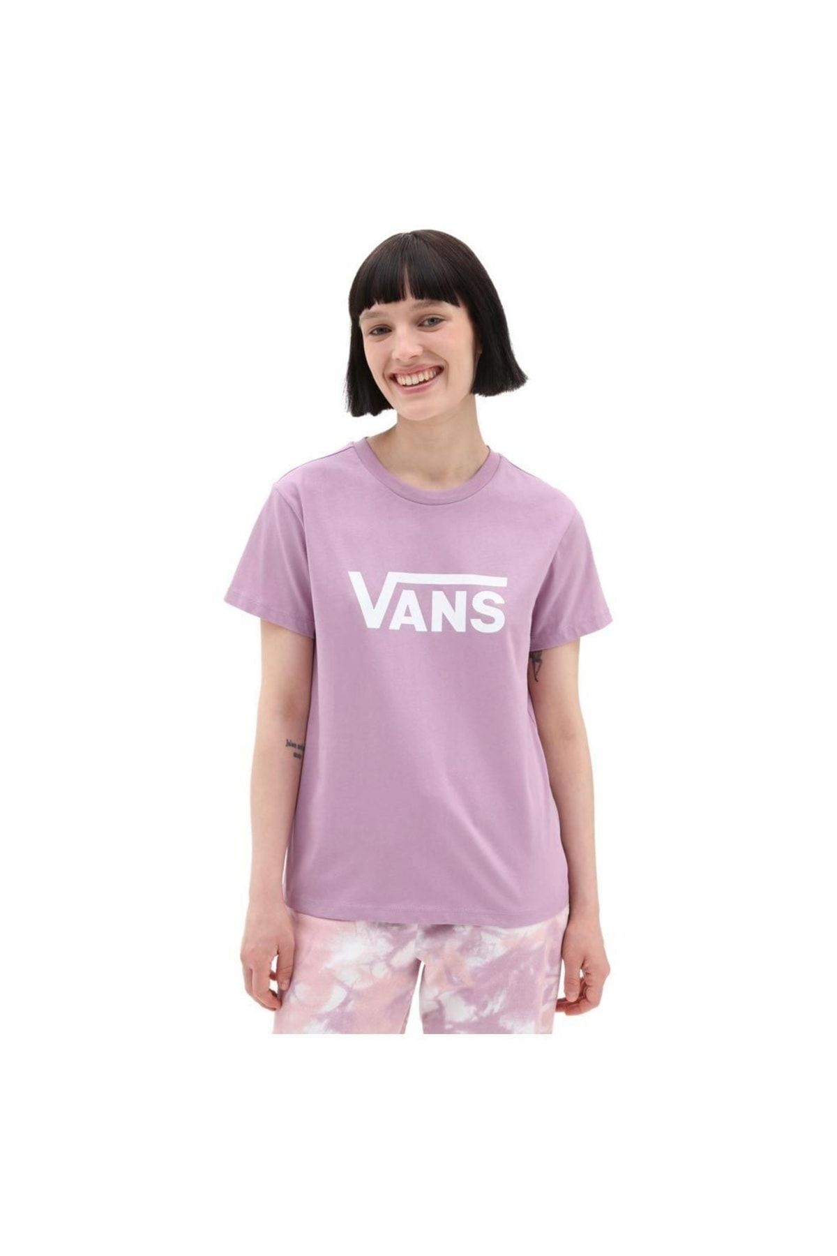 Vans Wm Drop V Ss Crew-b Kadın T-shirt
