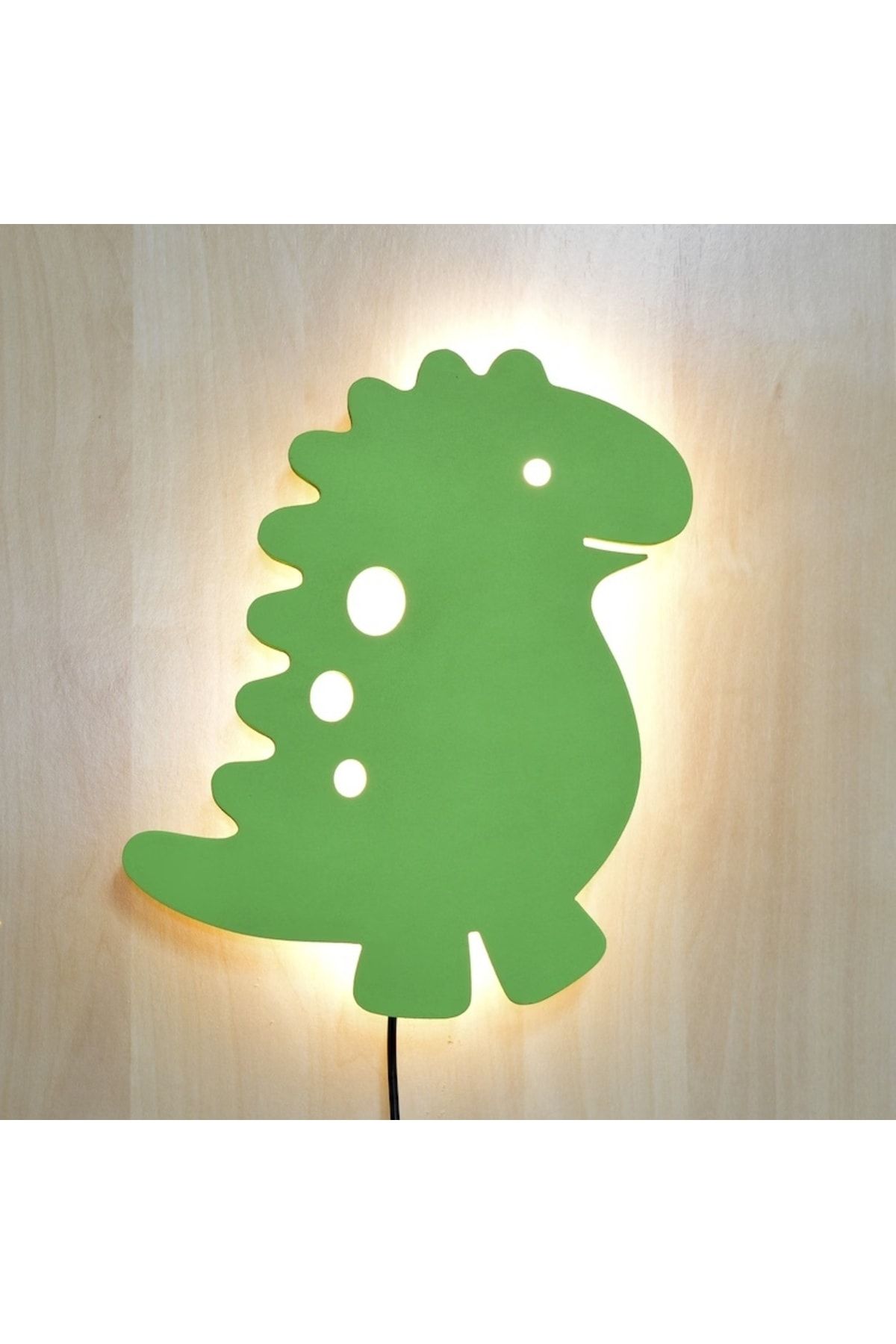 Windly Concept Dinozor Bebek Odası Çocuk Odası Dekoratif Led Aydınlatma 30 Cm