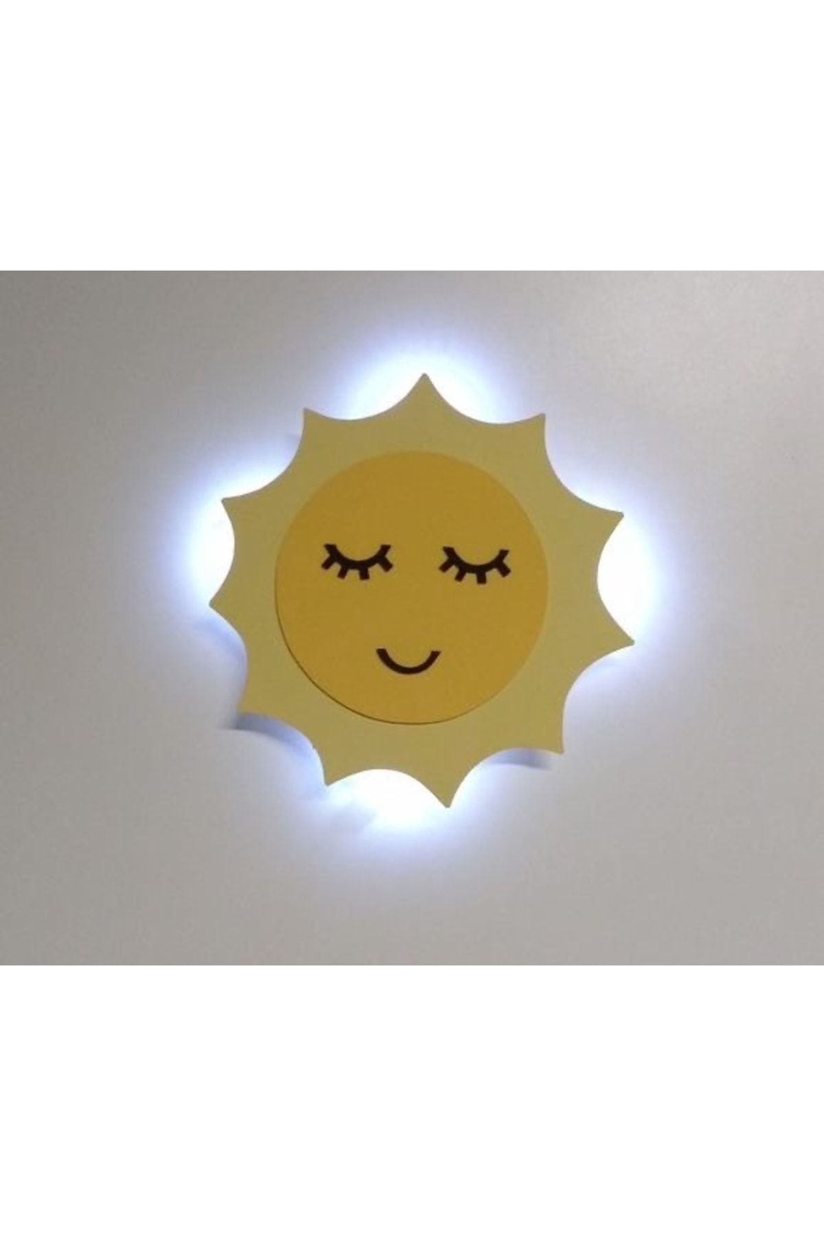 Windly Concept Güneş Gece Lambası Çocuk Odası Bebek Odası Dekoratif Led Aydınlatma 30 Cm