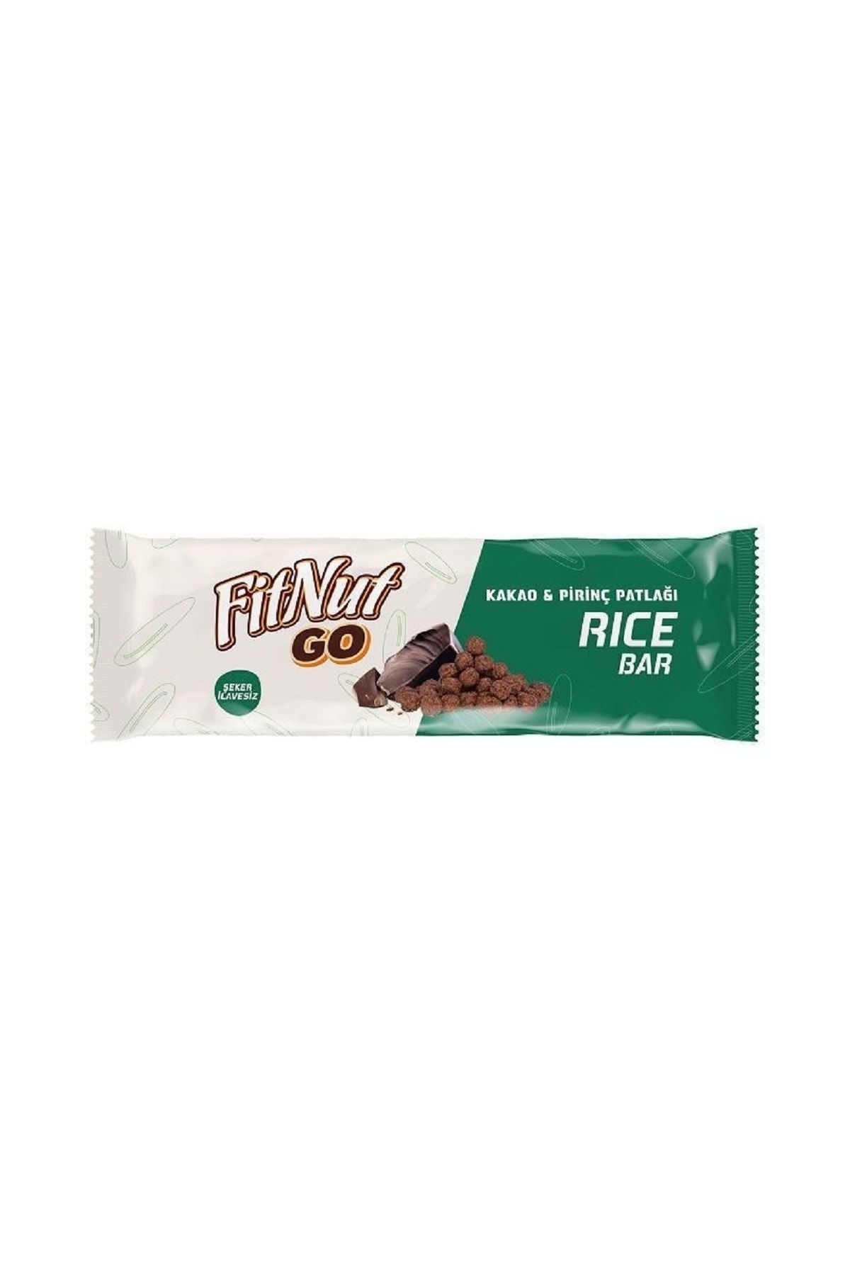 FitNut Kakaolu Pirinç Patlaklı Bar 20g Rice Bar