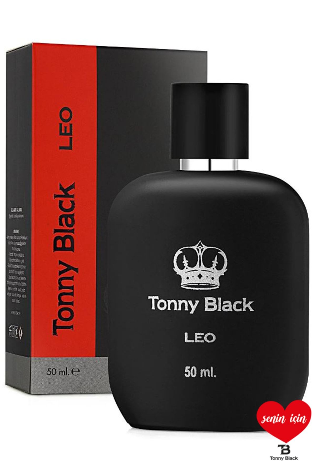 Tonny Black Orijinal Erkek Özel Seri Uzun Süre Kalıcı Etkili Leo Özel Serisi Lüks Erkek Parfüm 50ml