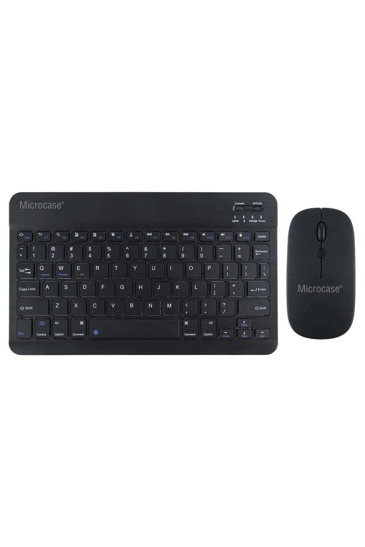 Microcase Tablet Ve Telefonlar Için Bluetooth Klavye Ve Mouse Set - Al3476 Siyah