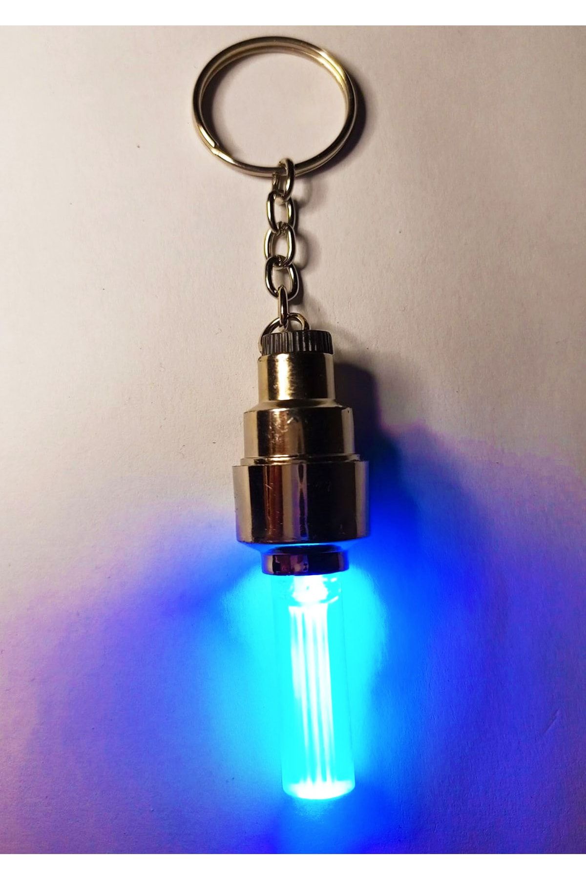 Afra Tedarik Işıklı Zincirli Mavi Keyrambit Işığı Hareket Sensörlü Işıklı Led Sibop Flaş
