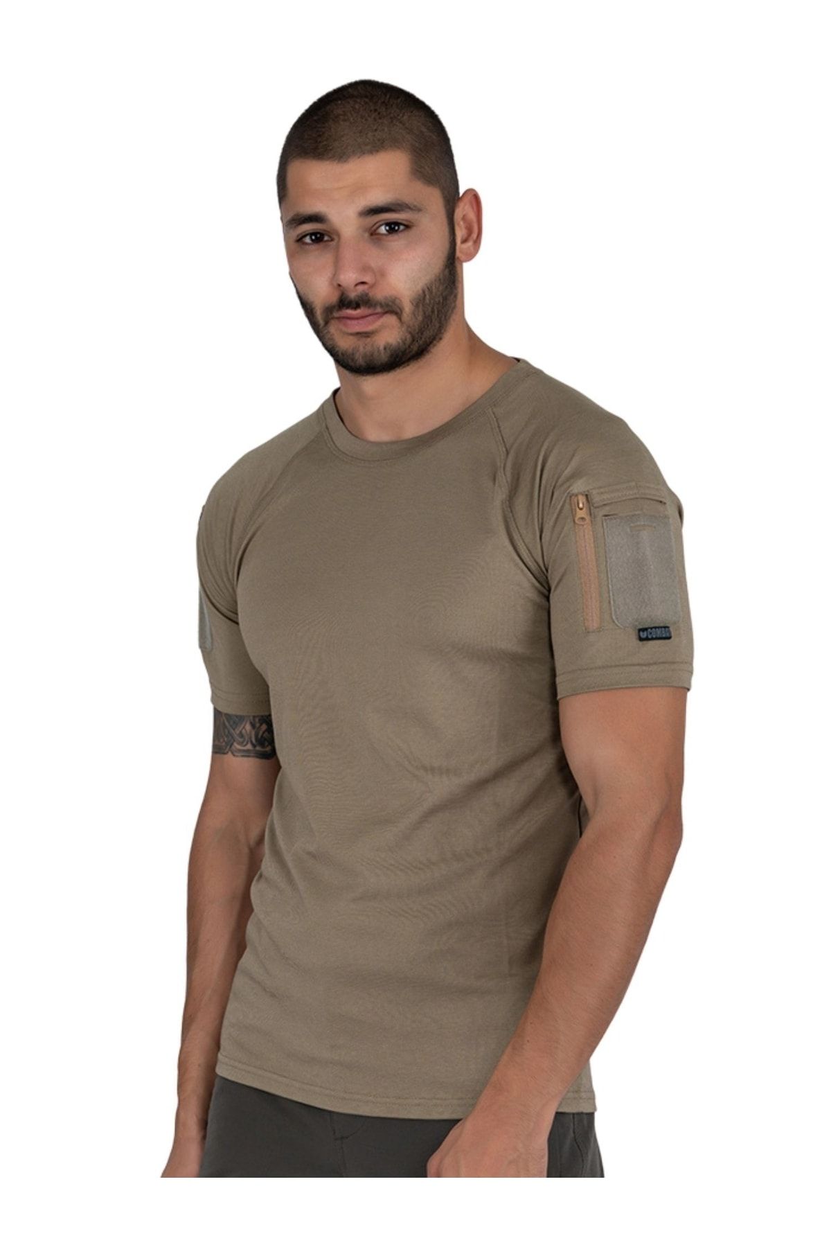 Combat Tactical Tişört Yuvarlak Bisiklet Yaka Tişört Outdoor T-shirt-801mars