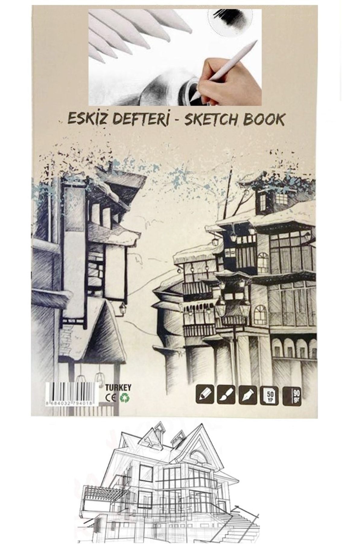 Tahtakale Hobi Eskiz Defteri (sketch Book) A5 50 Yp