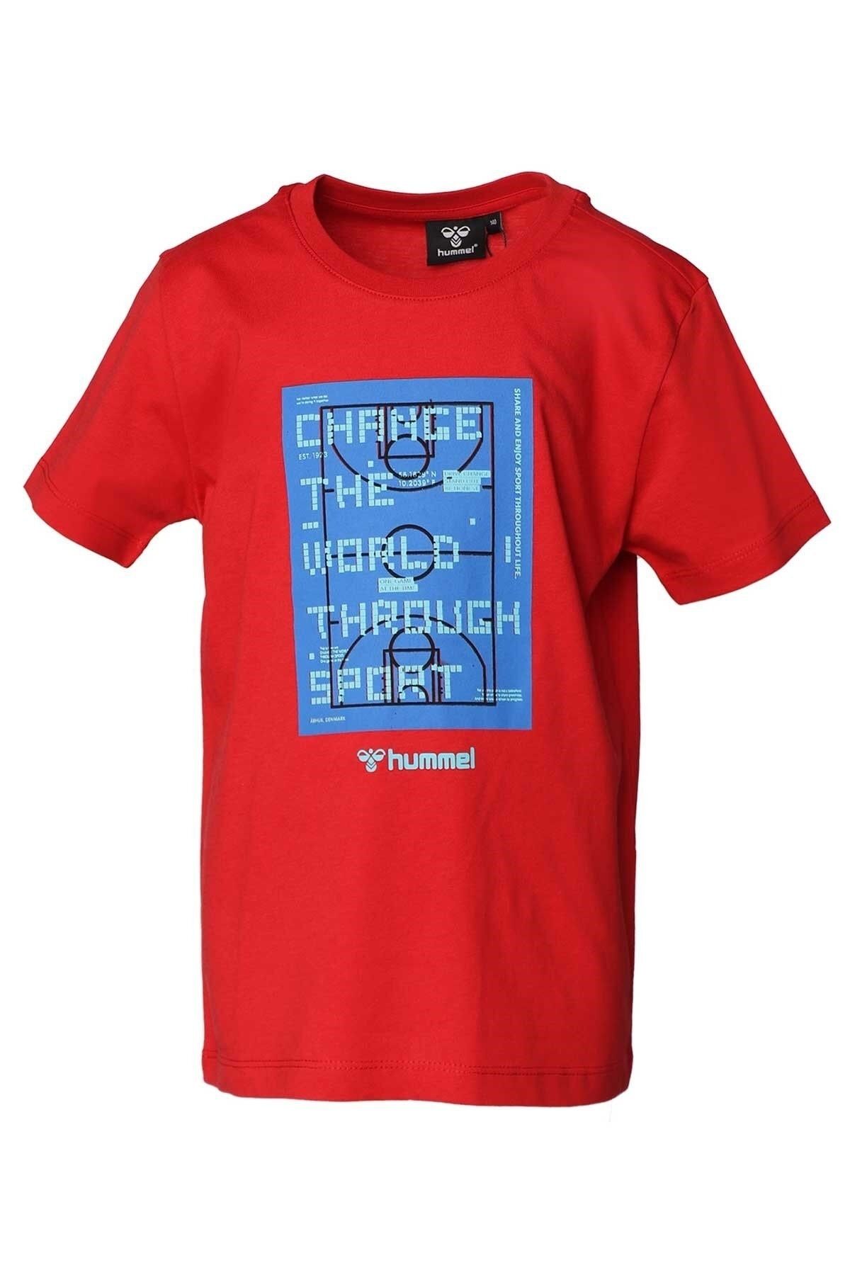 hummel Erkek Çocuk Trinity Kırmızı T-shirt 911683-2220