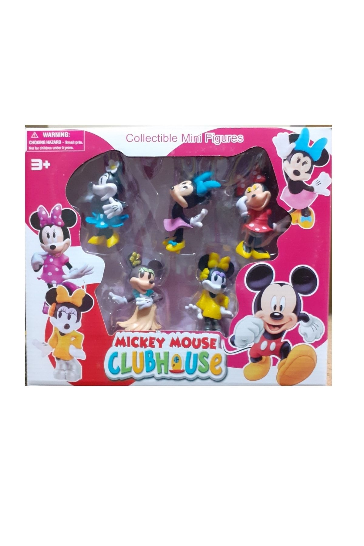 Kids Oyuncak Minnie Mouse 5li Set Mickey Mouse Oyuncak Karakter Seti