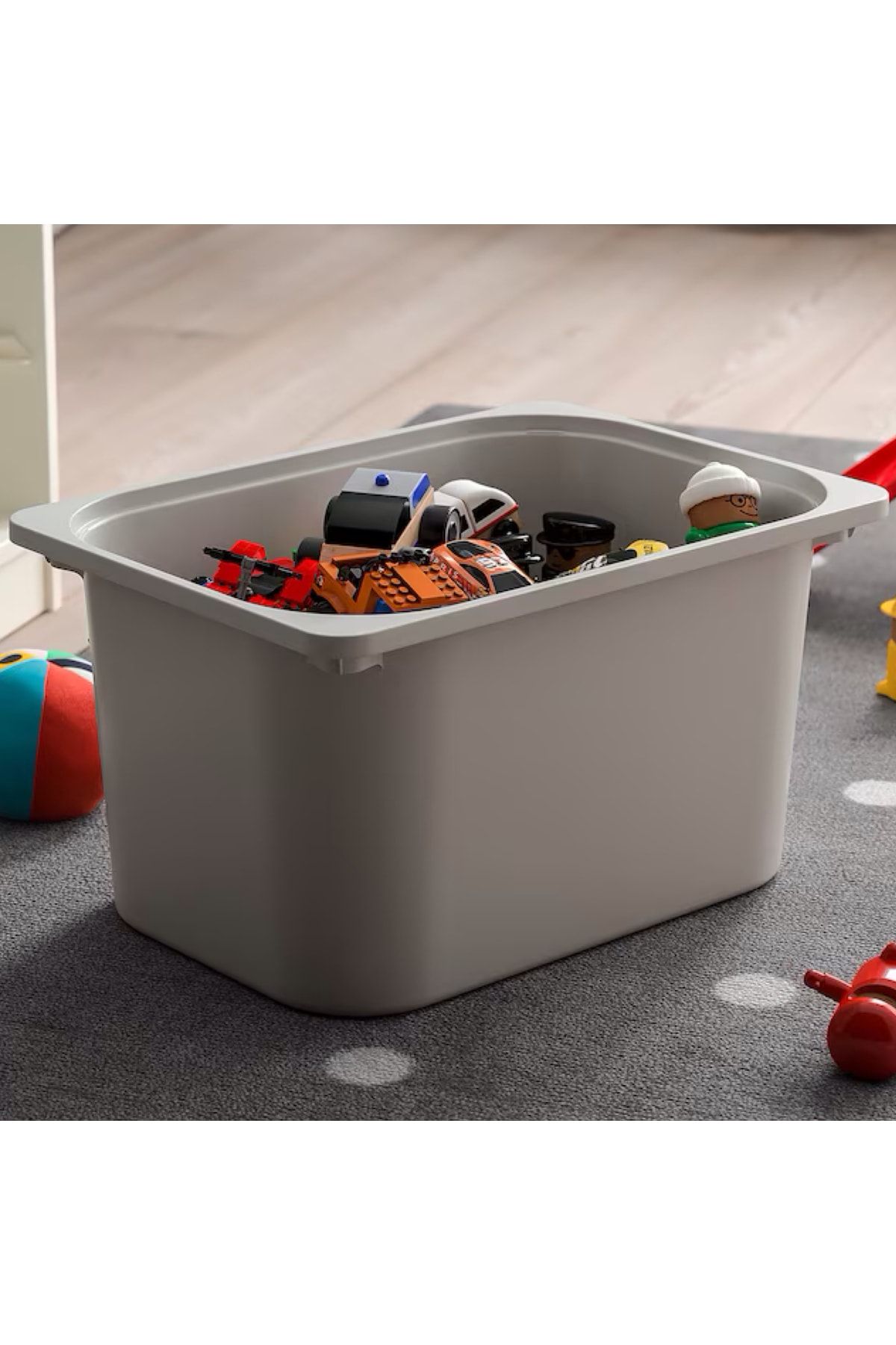 IKEA Trofast Gri Çocuk Odası Eşya Oyuncak Saklama Kutusu 42x30x23 Cm