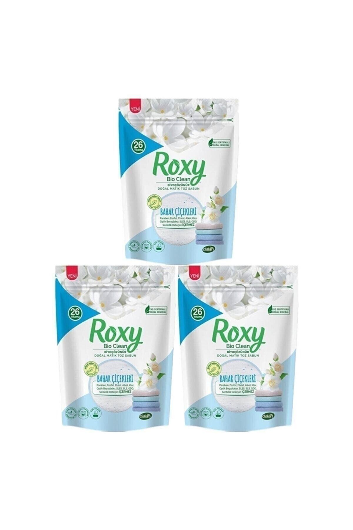 Dalan Roxy Bio Clean Matik Toz Sabun Bahar Çiçekleri 1600 gr X 3 Adet