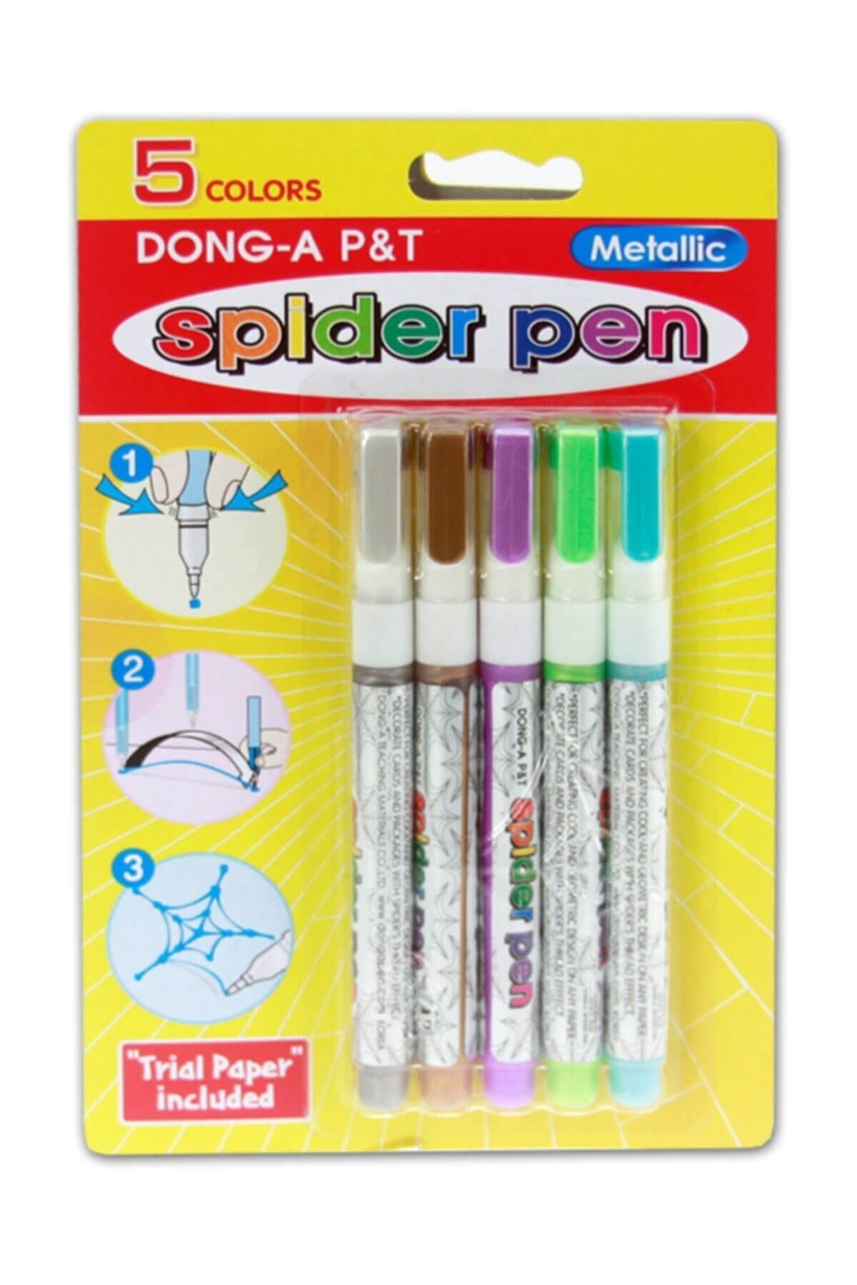 Dong A Spider Pen Örümcek Kalem 5 Renk 256215 /