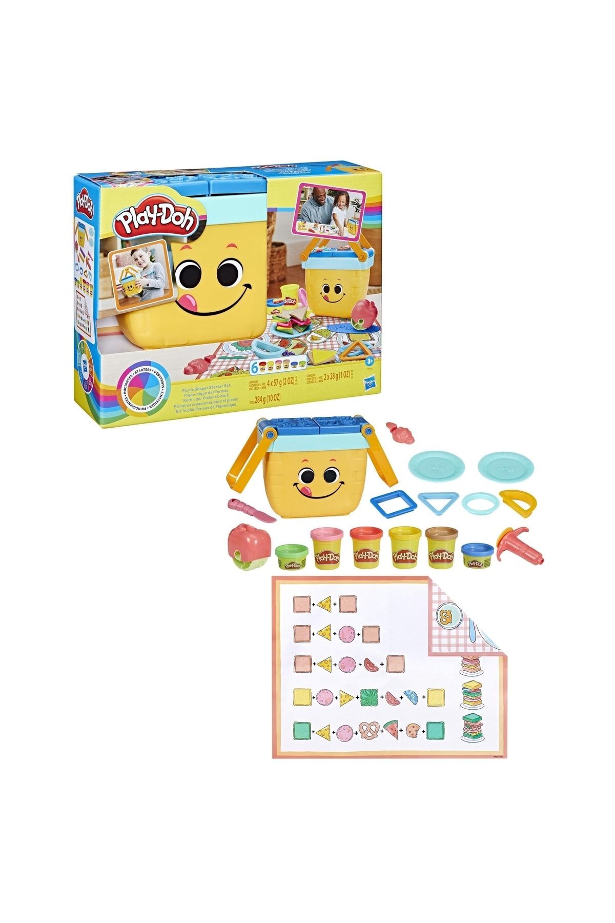 Play Doh Play-doh Piknik Şekilleri Başlangıç Seti - F6916