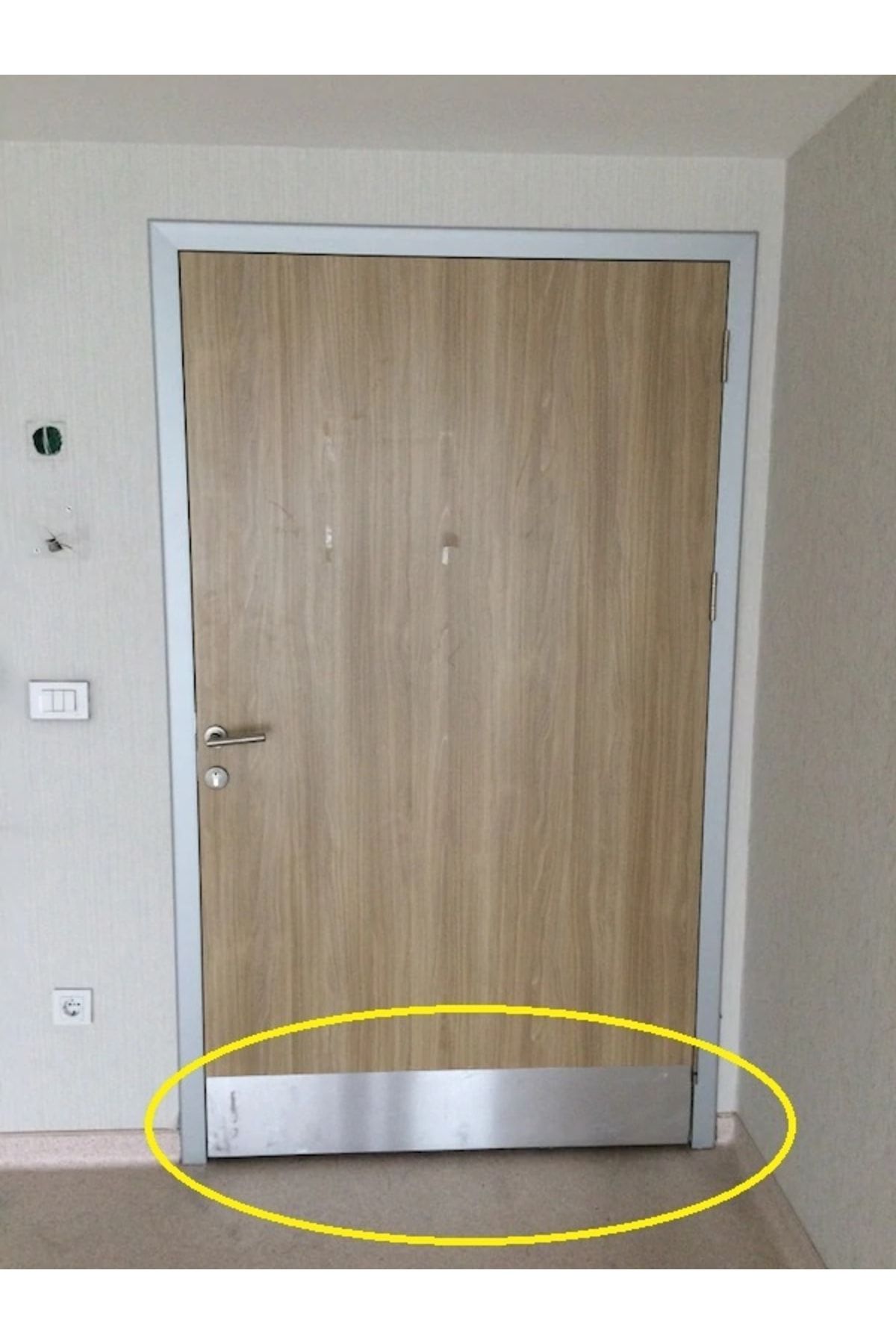 HTM Yapı 2 Adet - Kapı Altı Koruması Saten - Alaminyum