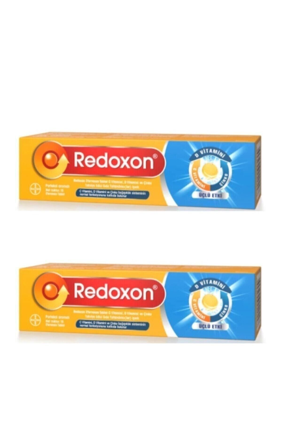 Redoxon Üçlü Etki C Vitamini D Vitamini Çinko Efervesan 15 Tablet - 2 'li