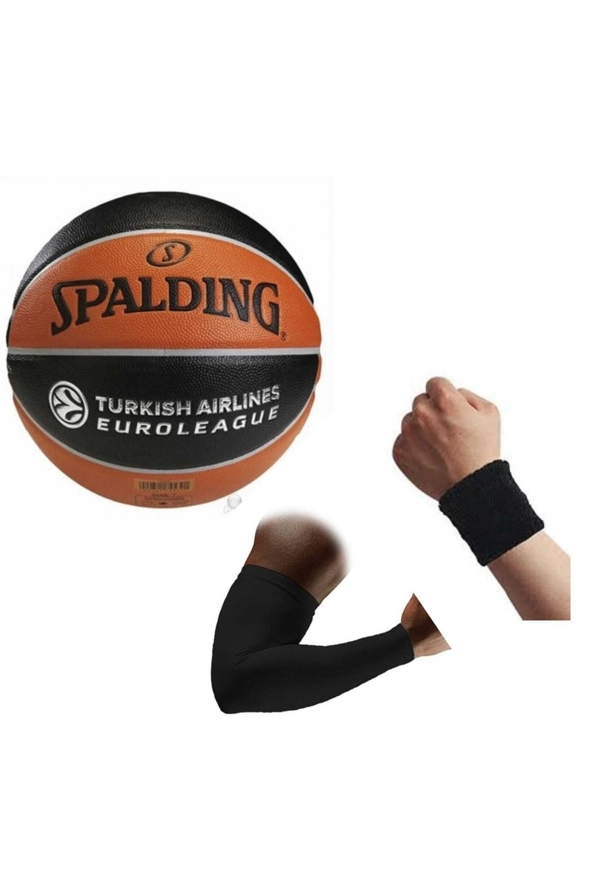 Spalding Basketbol Topu Tf150 7 Euroleague Tf150 6 Numara +basketbol Kolluğu+havlu Bıleklık