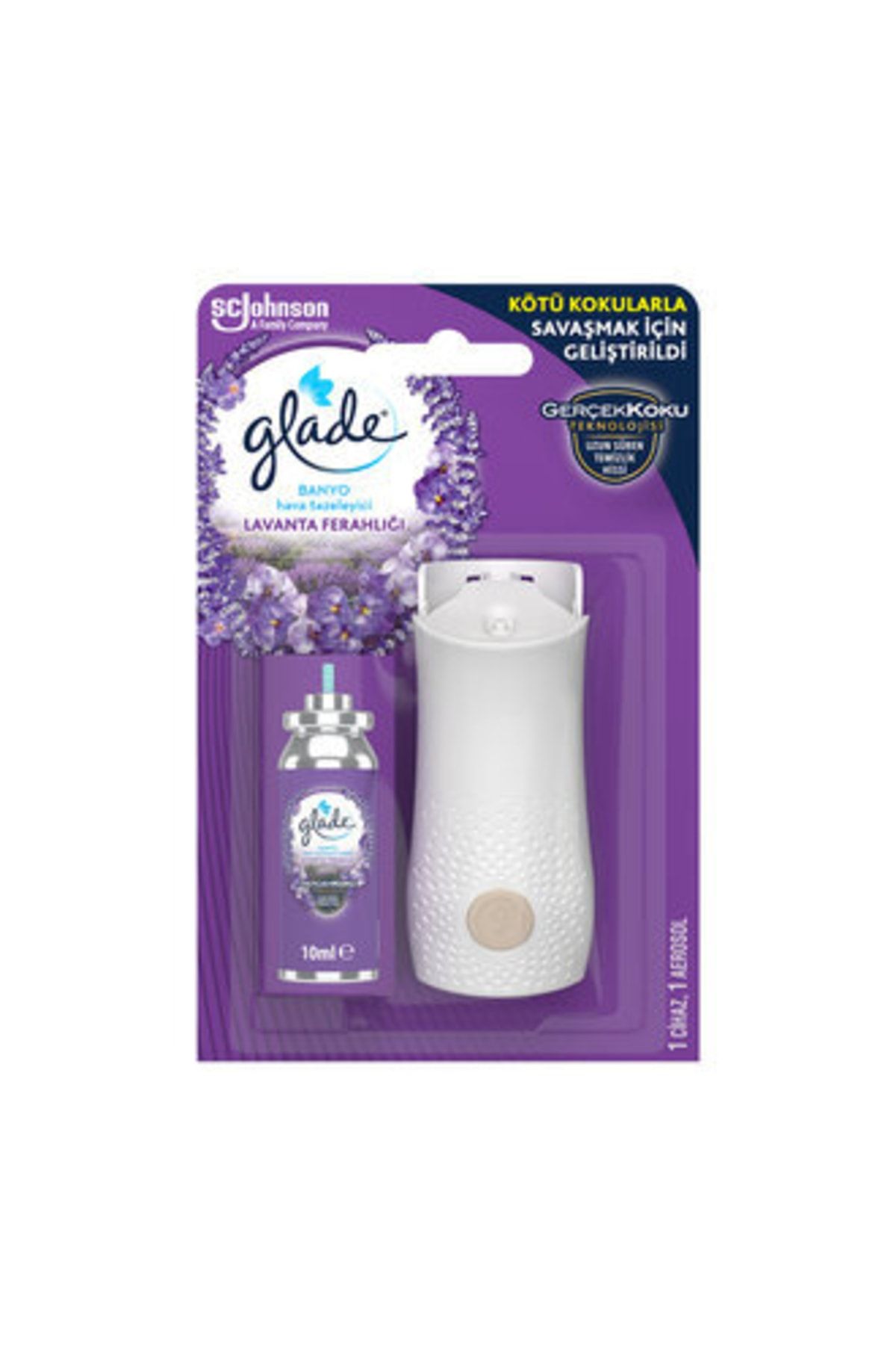 Glade Banyo Hava Tazeleyici Lavanta Ferahlığı Cihaz+aerosol